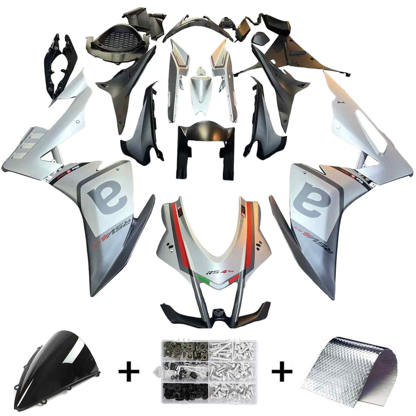 Amotopart Aprilia RSV4 1000 2016-2020 Kit Carena Carrozzeria Plastica
