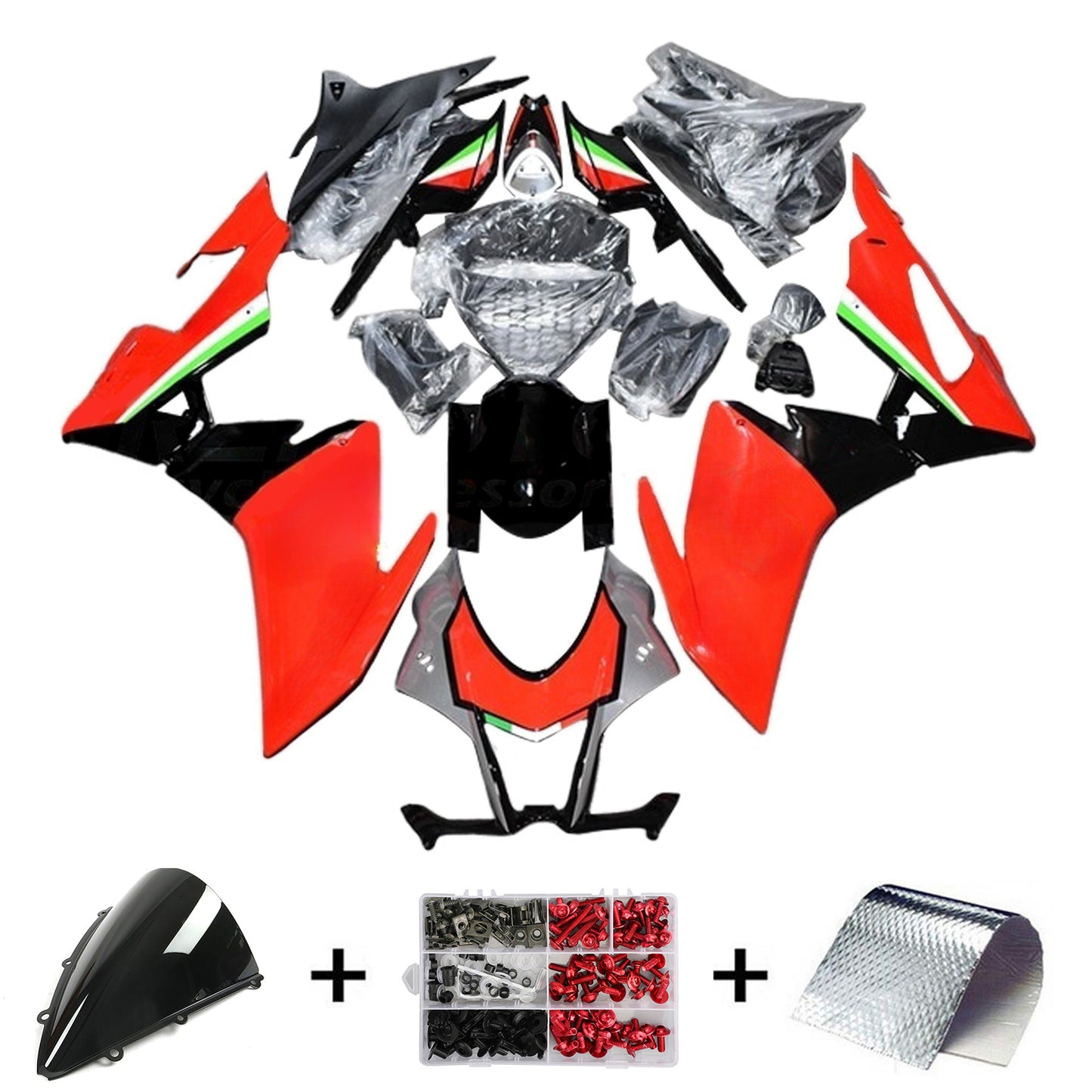 Amotopart Aprilia RSV4 1000 2016-2020 Kit Carena Carrozzeria Plastica
