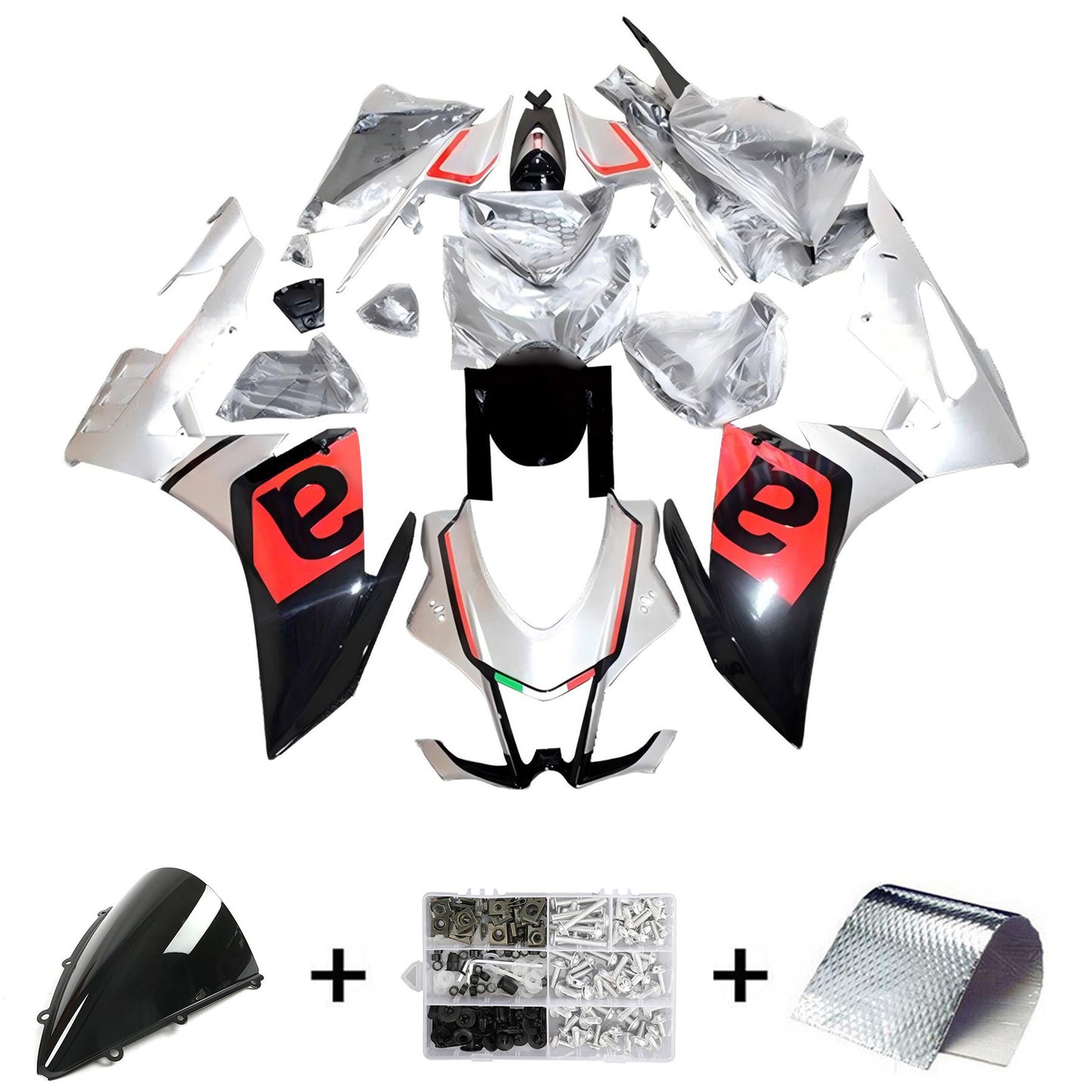 Amotopart Aprilia RSV4 1000 2016-2020 Kit Carena Carrozzeria Plastica