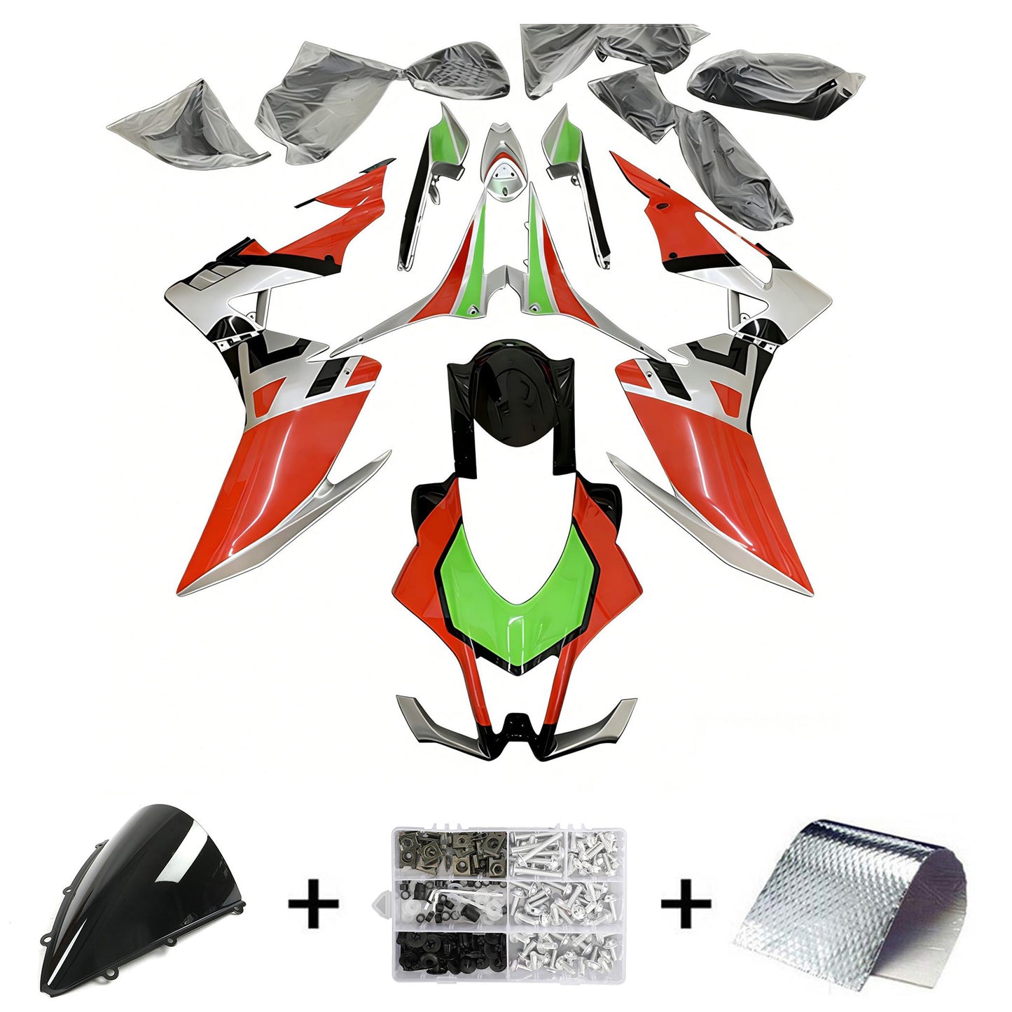 Amotopart Aprilia RSV4 1000 2016-2020 Kit Carena Carrozzeria Plastica