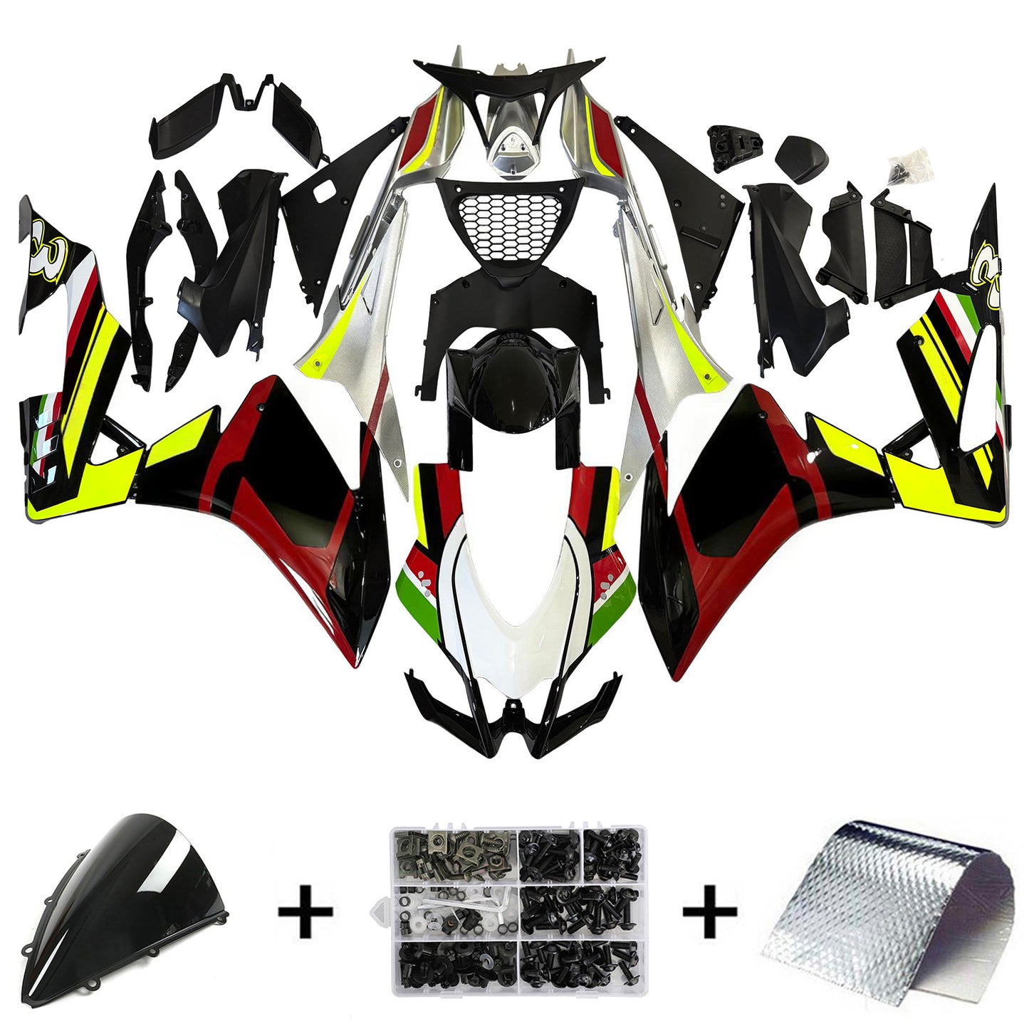 Kit carenatura iniezione Aprilia RSV4 1000 2016-2020 Carrozzeria in plastica