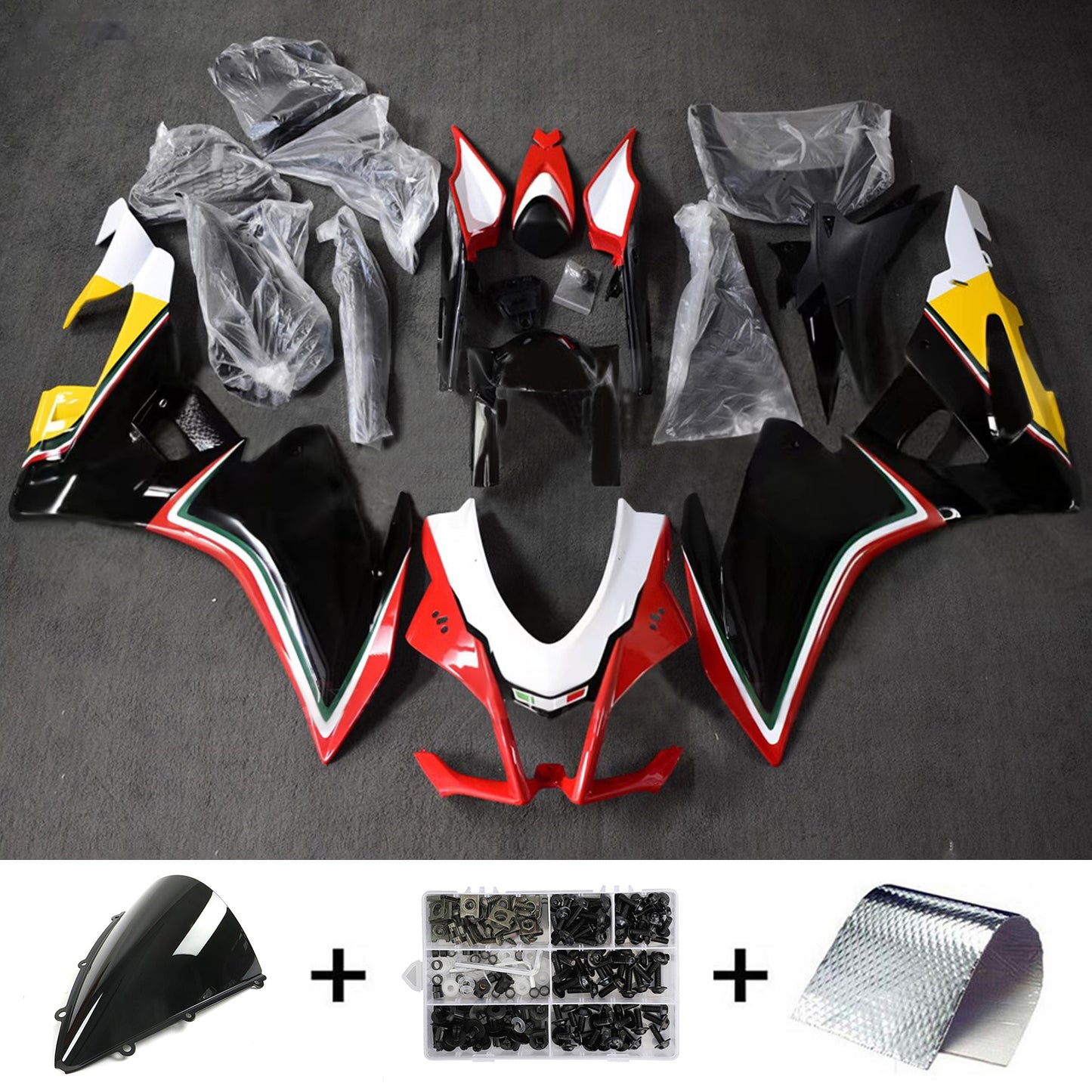 Kit carenatura iniezione Aprilia RSV4 1000 2016-2020 Carrozzeria in plastica