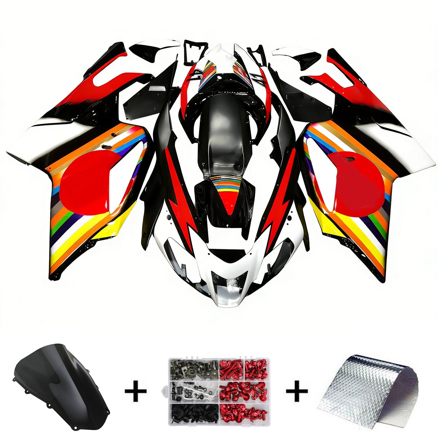 Amotopart Aprilia RSV1000 2003-2006 Kit Carena Carrozzeria Plastica