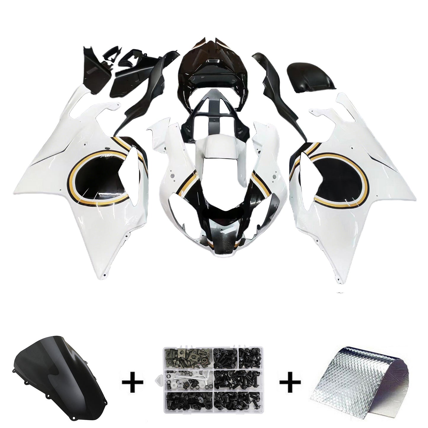 Amotopart Aprilia RSV1000 2003-2006 Kit Carena Carrozzeria Plastica