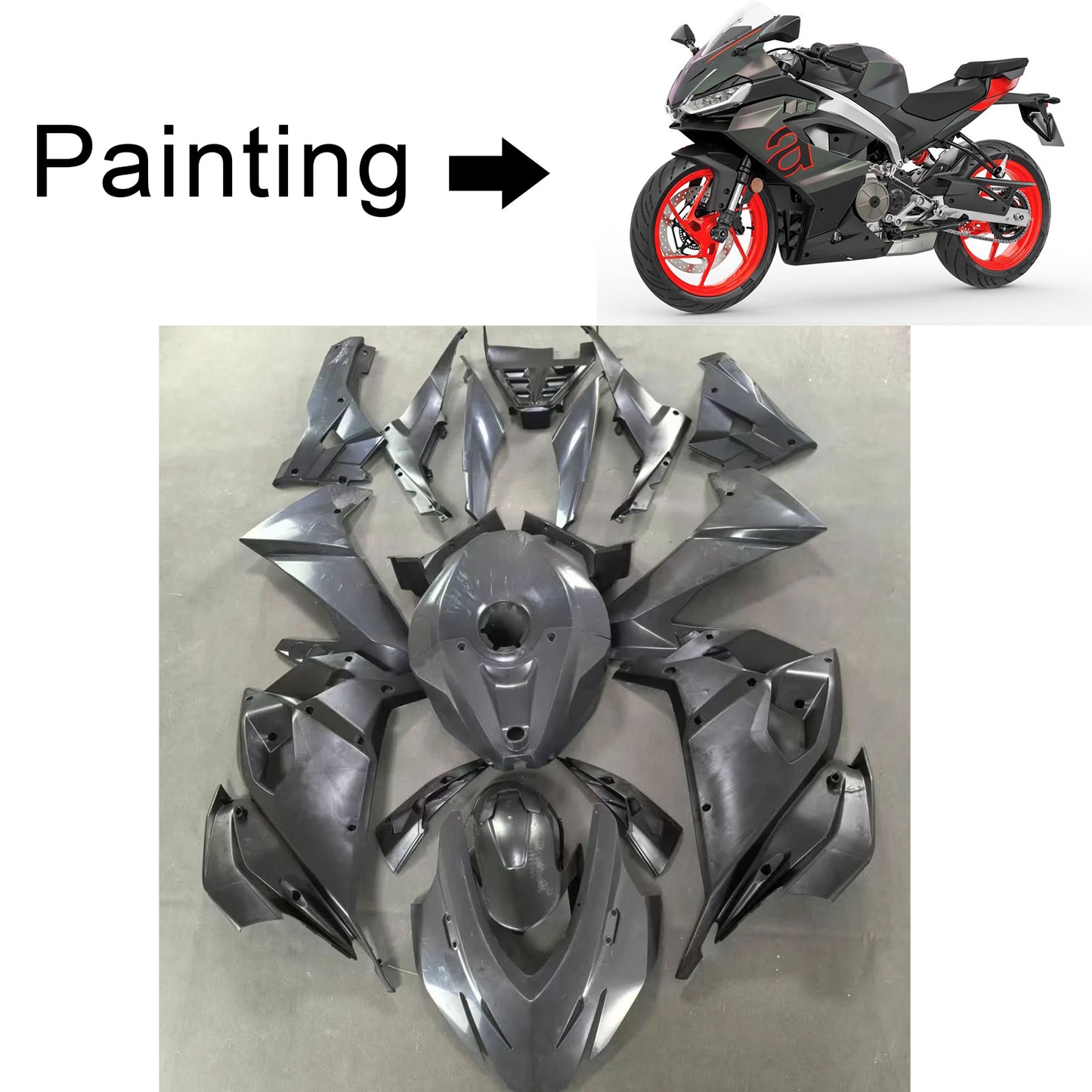 Kit carenatura iniezione Aprilia RS 457 RS457 2024-2025
