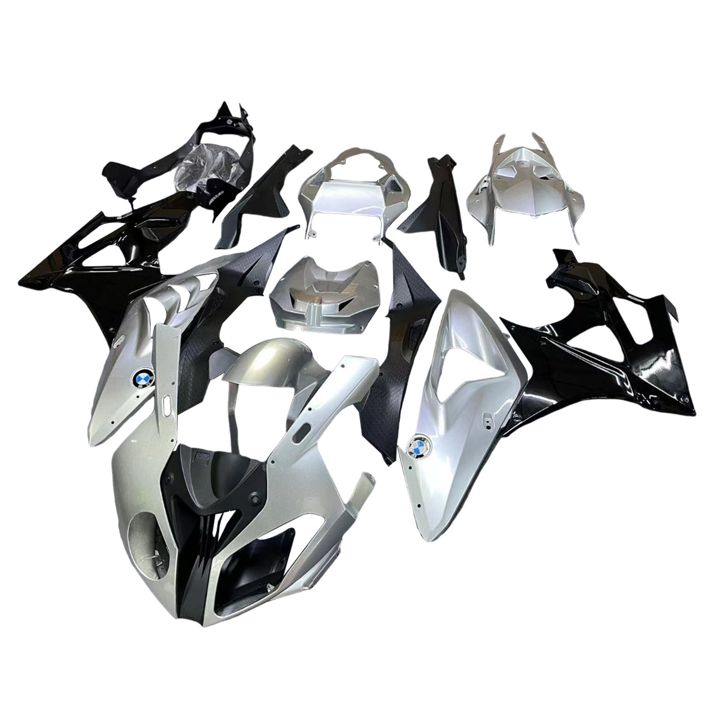 Carene per BMW S1000RR 2009-2014 Mineral Silver Metallic BMW Racing Generic