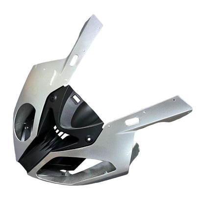 Misura per BMW S1000RR 2009-2014 Silver Metallic Carrozzeria Carenatura ABS Stampaggio ad iniezione 2 # Generico