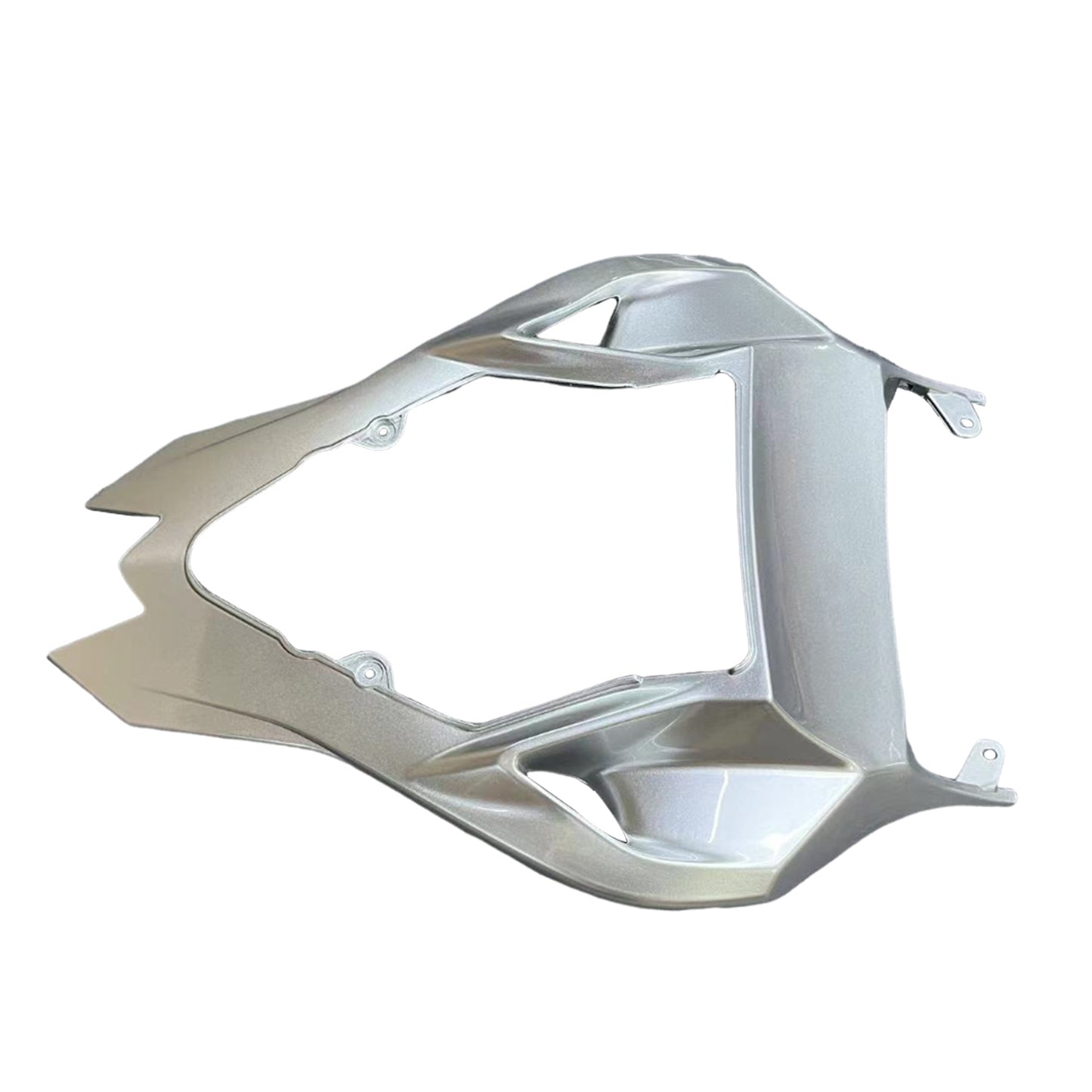 Misura per BMW S1000RR 2009-2014 Silver Metallic Carrozzeria Carenatura ABS Stampaggio ad iniezione 2 # Generico