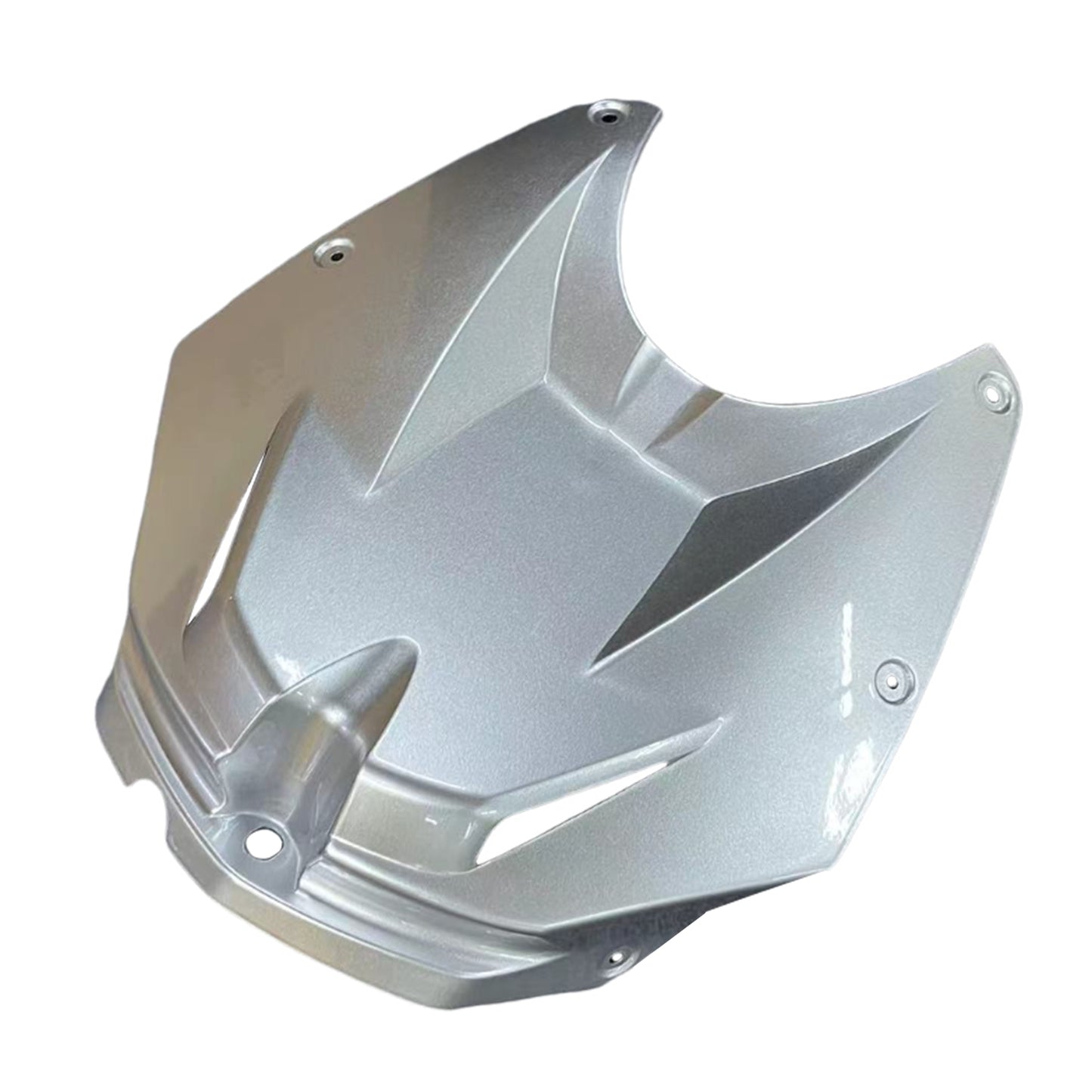 Misura per BMW S1000RR 2009-2014 Silver Metallic Carrozzeria Carenatura ABS Stampaggio ad iniezione 2 # Generico