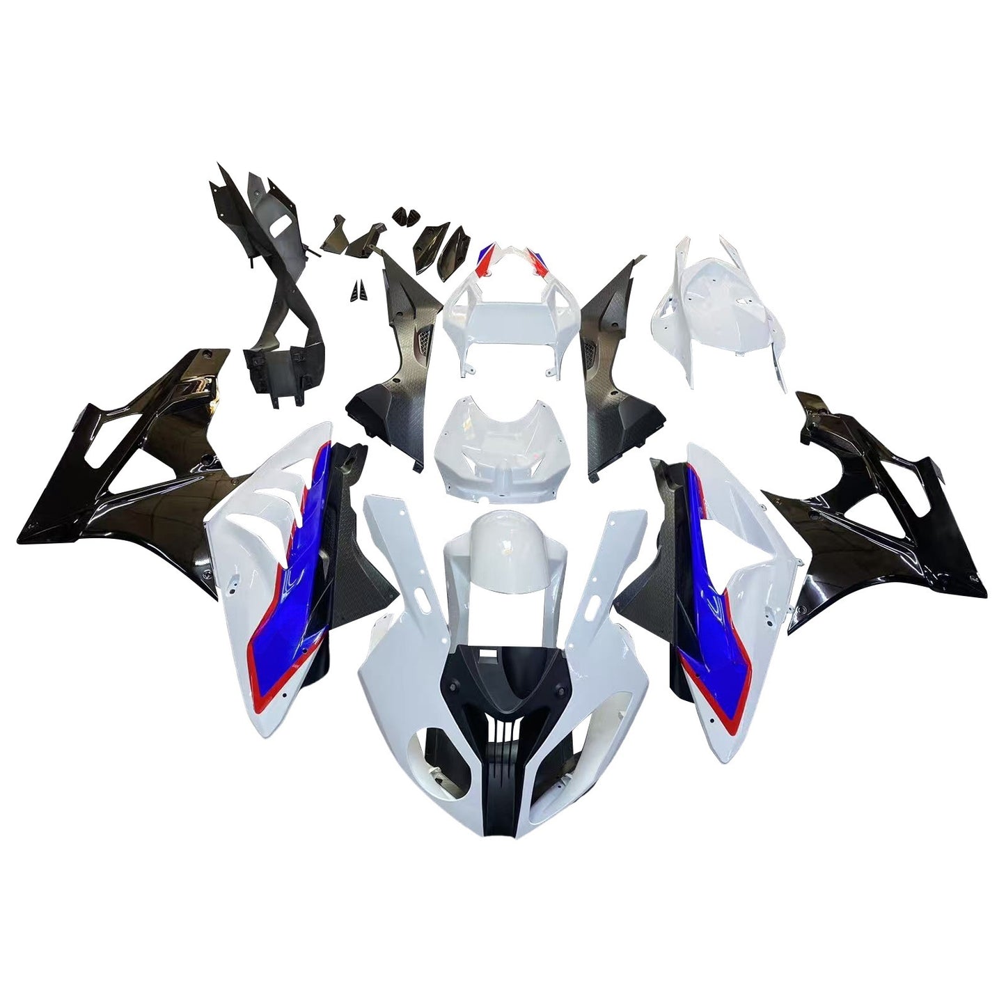 Per BMW S1000RR 2009-2014 Carrozzeria Carenatura ABS Stampaggio ad iniezione 14 colori Generico