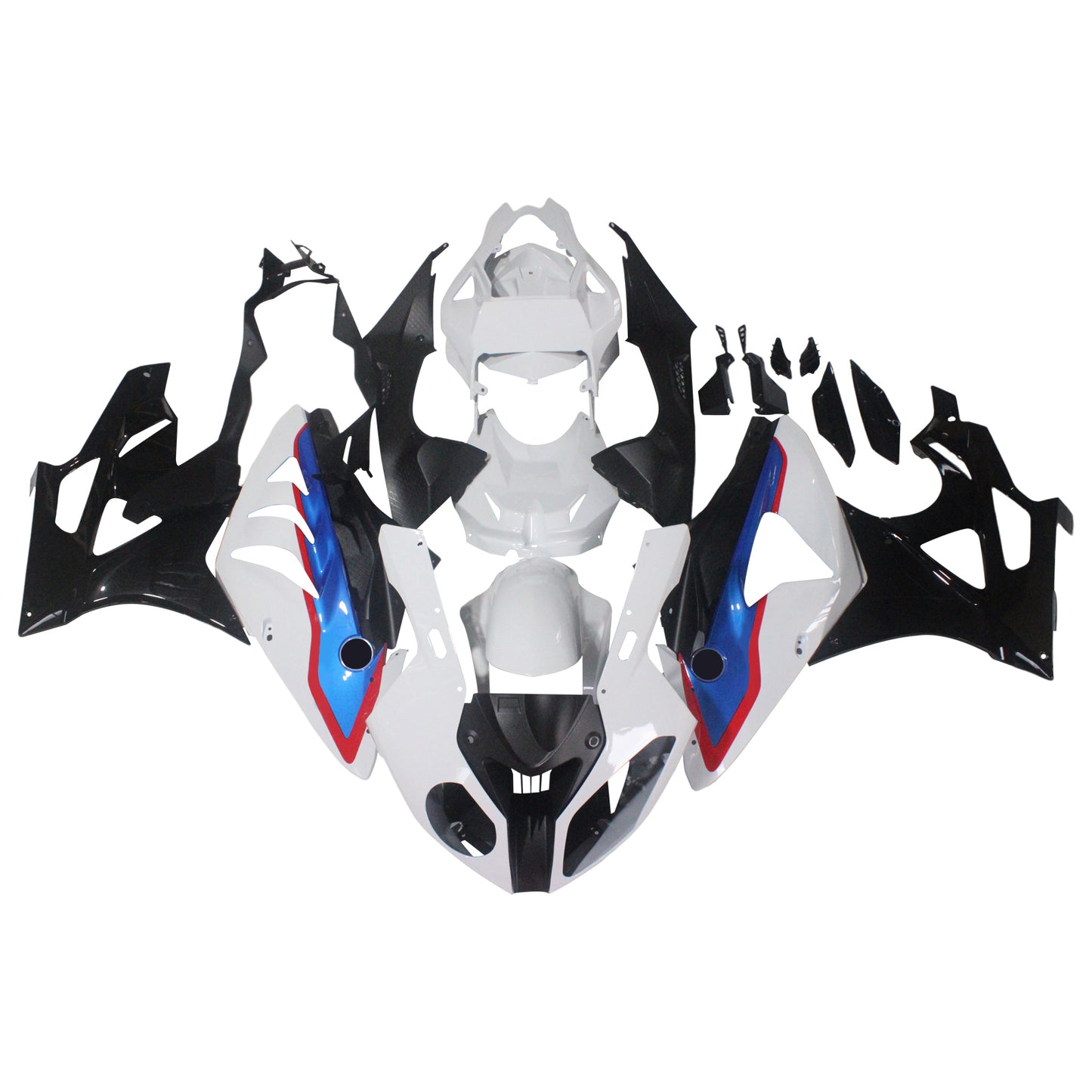 Per BMW S1000RR 2009-2014 Carrozzeria Carenatura ABS Stampaggio ad iniezione 14 colori Generico