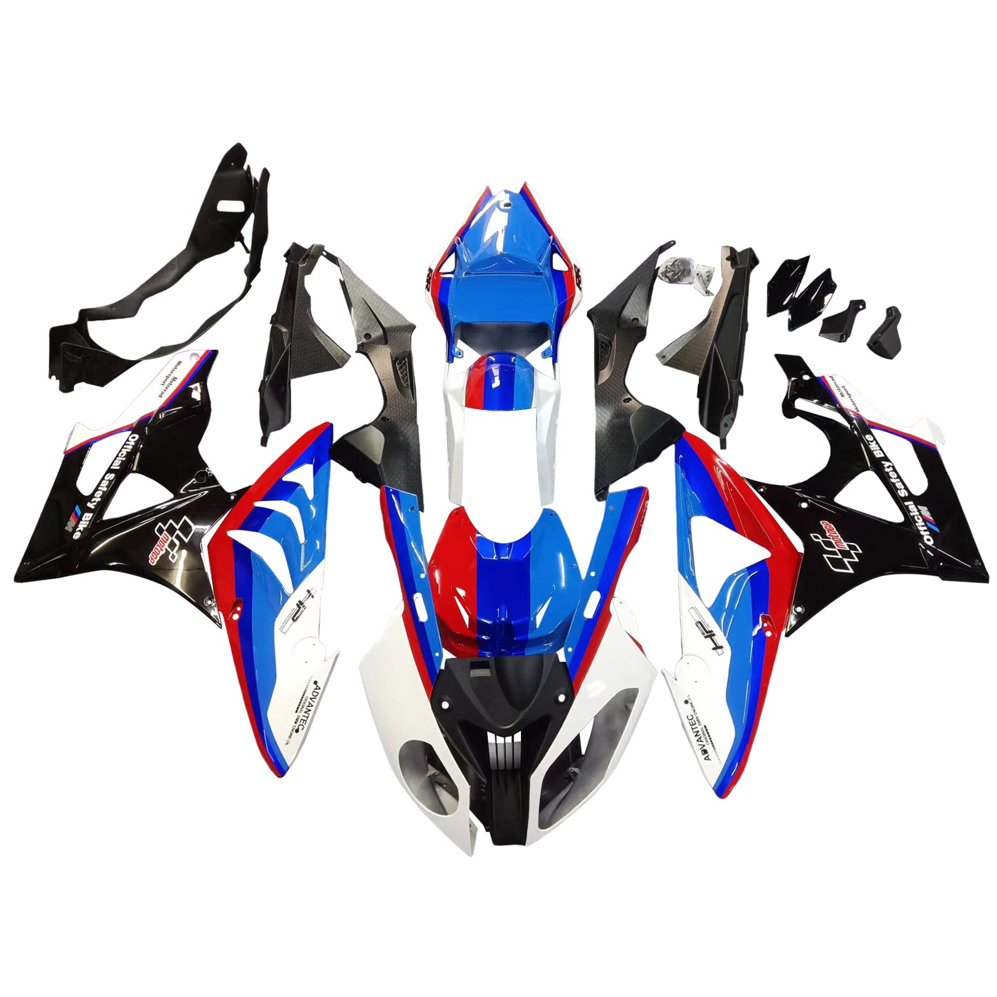 Amotopart Favoritings BMW S1000RR 2009-2014 Kit di rivestimento multi-colore