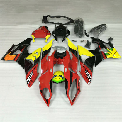 Amotopart 2009-2014 BMW S1000RR Red & Yellow Faction Kit