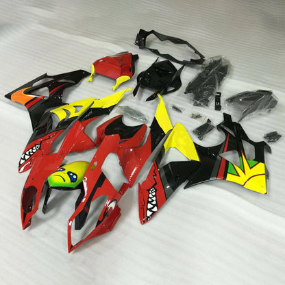 Amotopart 2009-2014 BMW S1000RR Red & Yellow Faction Kit