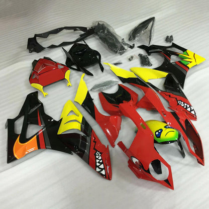 Amotopart 2009-2014 BMW S1000RR Red & Yellow Faction Kit