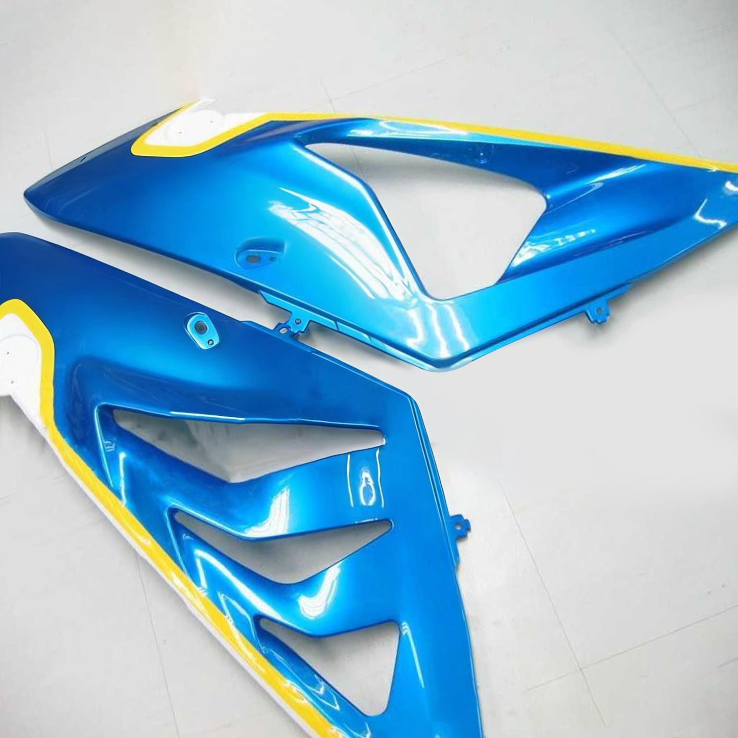 Amotopart 2009-2014 BMW S1000RR Kit di spostamento blu e bianco
