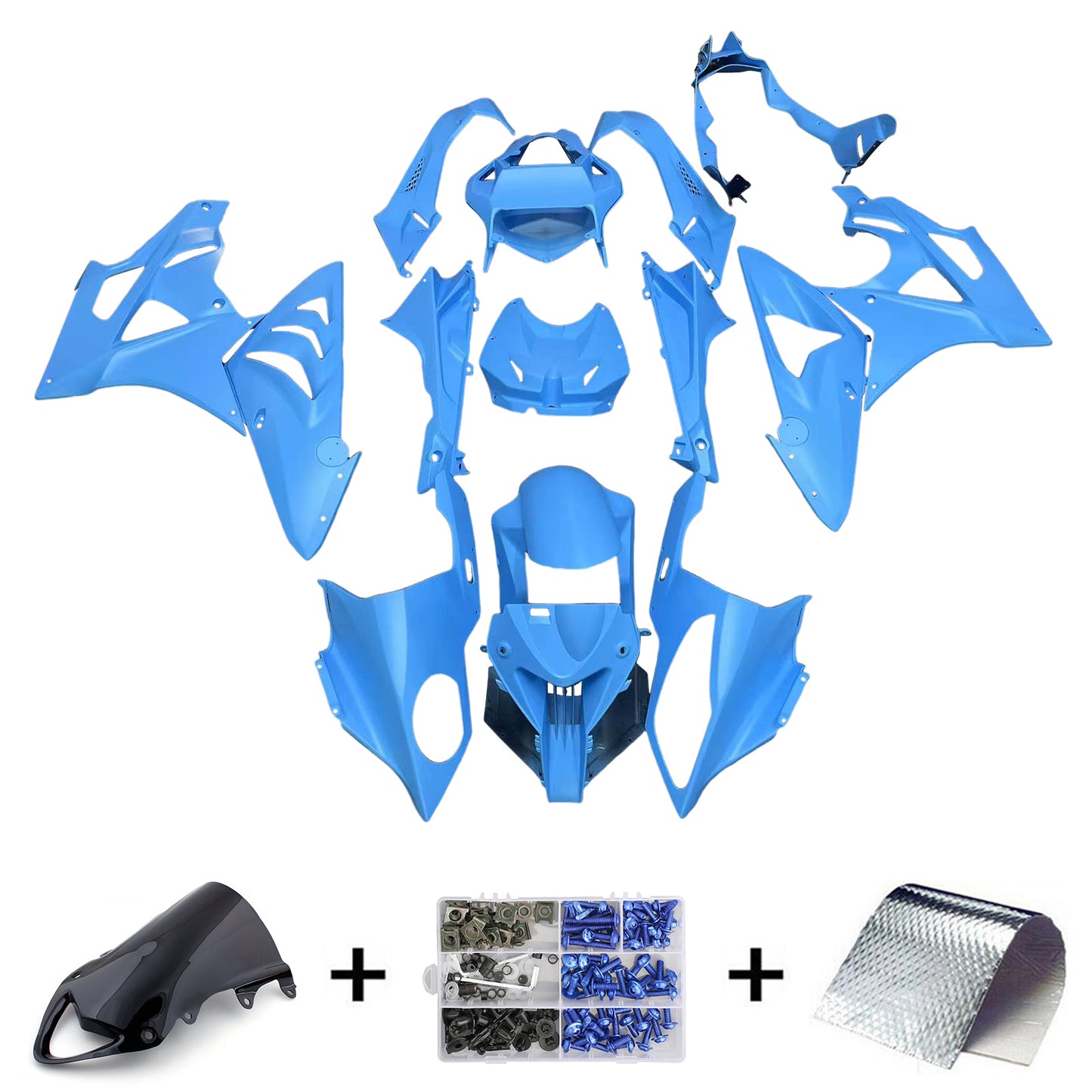 Amotopart 2009-2014 BMW S1000RR Kit carenatura blu