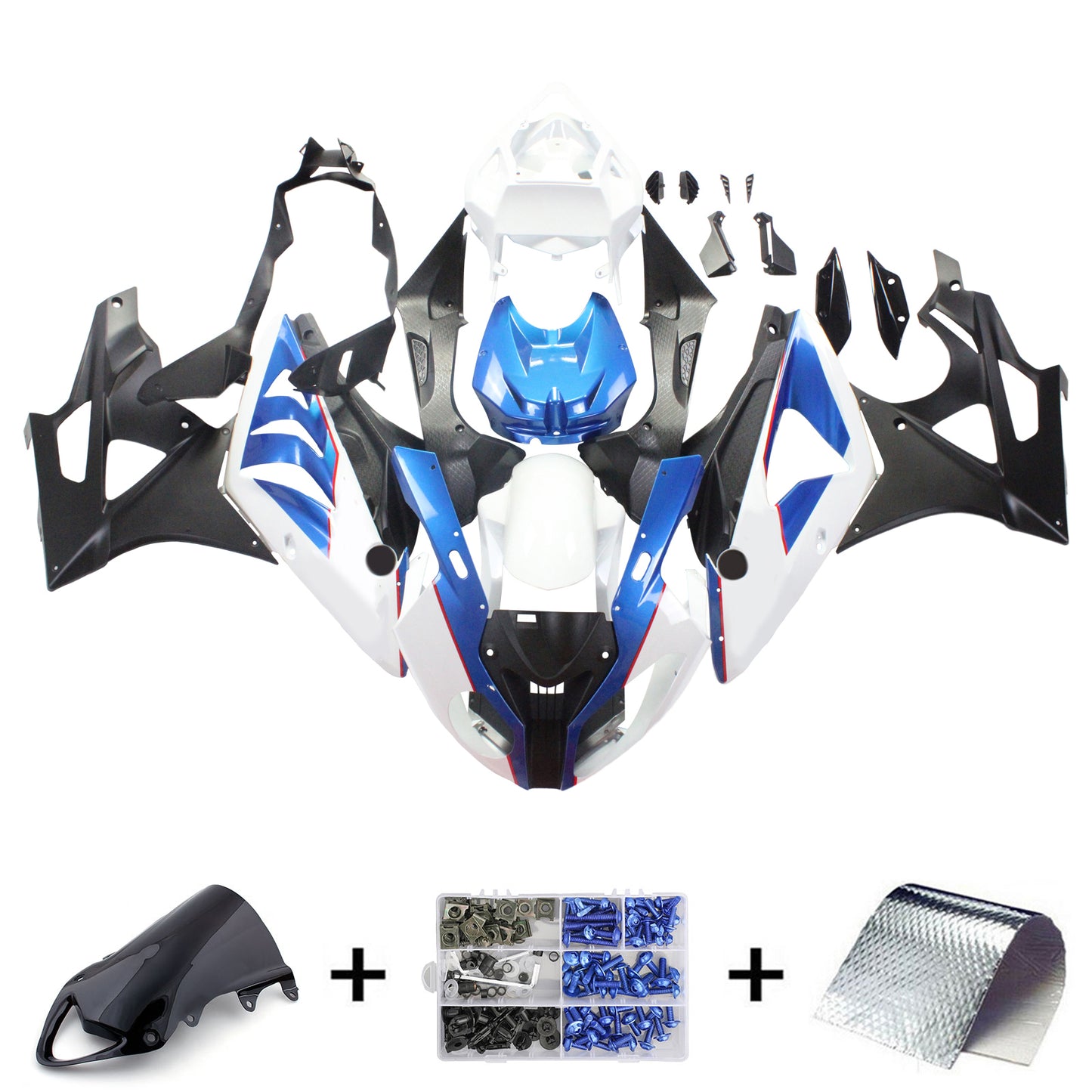 Kit Carena Per BMW S1000RR 2009-2014 Carrozzeria Plastica ABS Generico