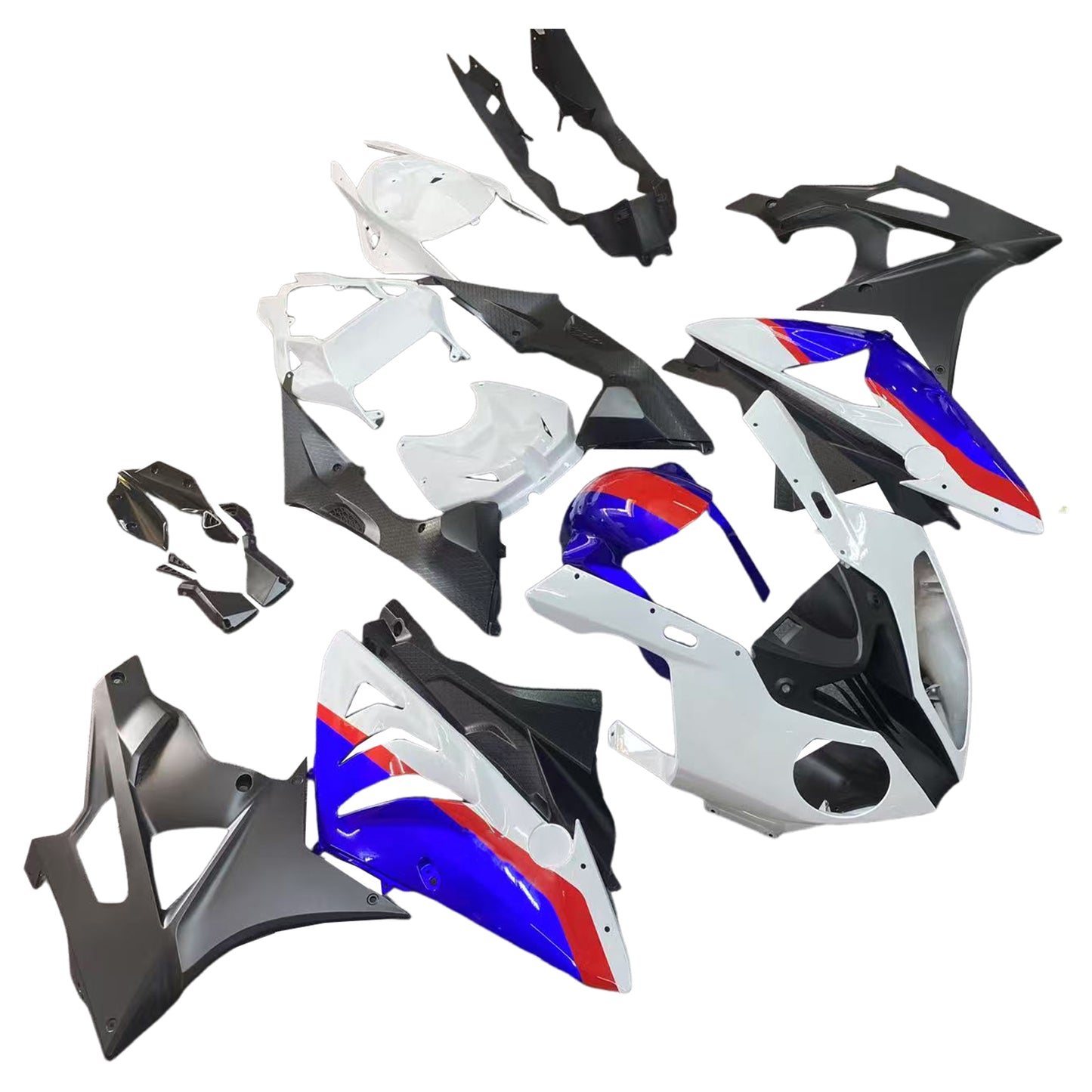 Amotopart BMW S1000RR 2009-2014 Kit carenatura Carrozzeria Plastica ABS