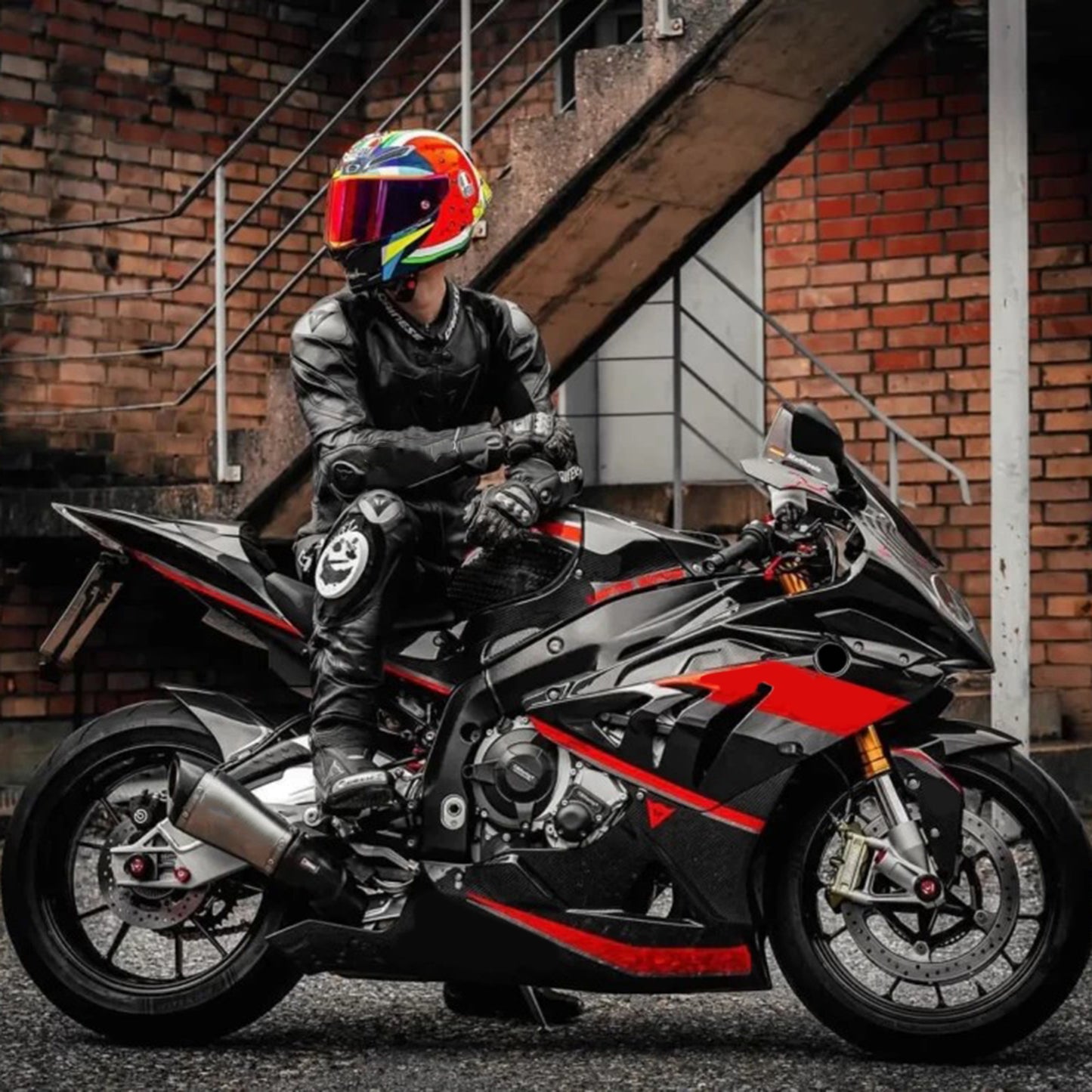 Amotopart BMW S1000RR 2009-2014 Kit carenatura Carrozzeria Plastica ABS