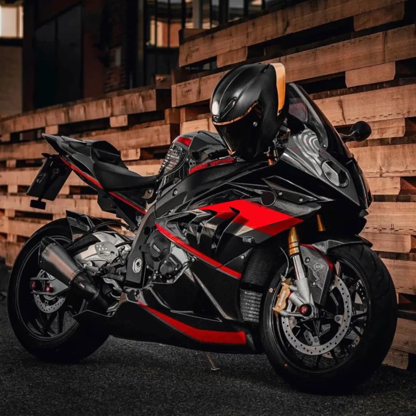 Amotopart BMW S1000RR 2009-2014 Kit carenatura Carrozzeria Plastica ABS