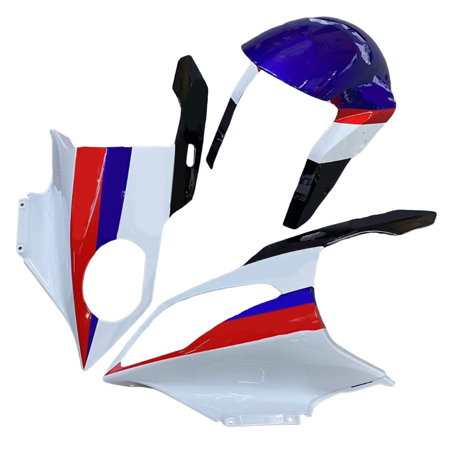 Kit carenatura Bodywork ABS di plastica per BMW S1000RR 2009-2014