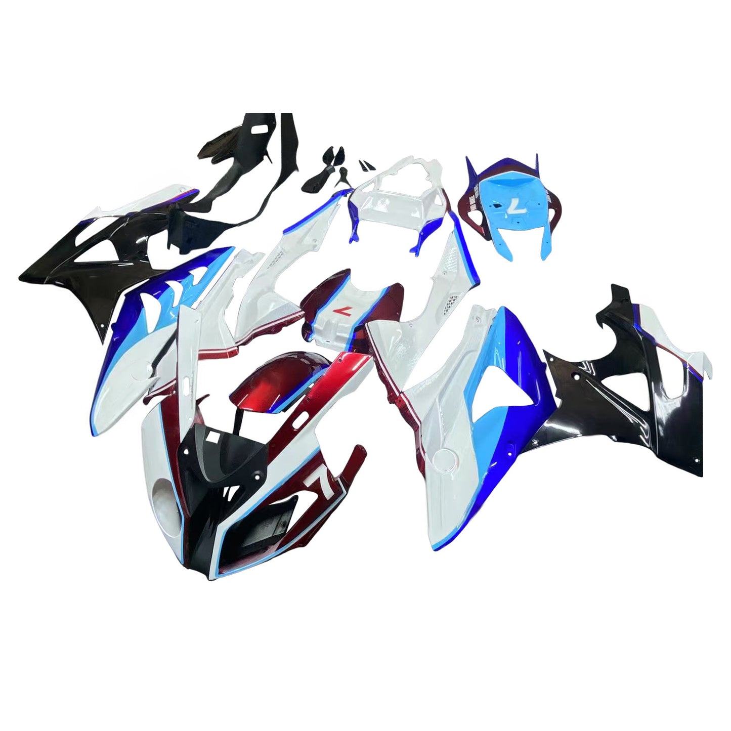 Kit carenatura iniezione BMW S1000RR 2009-2014 Carrozzeria plastica ABS