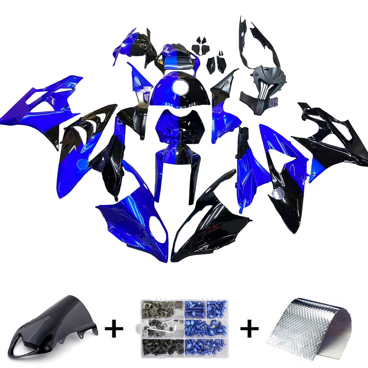 Kit carenatura iniezione BMW S1000RR 2009-2014 Carrozzeria plastica ABS