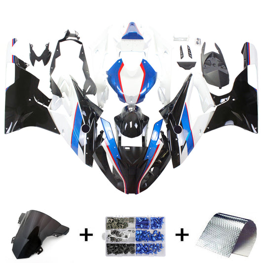 Amotopart 2015-2016 BMW S1000RR KIT WHITE e BLU