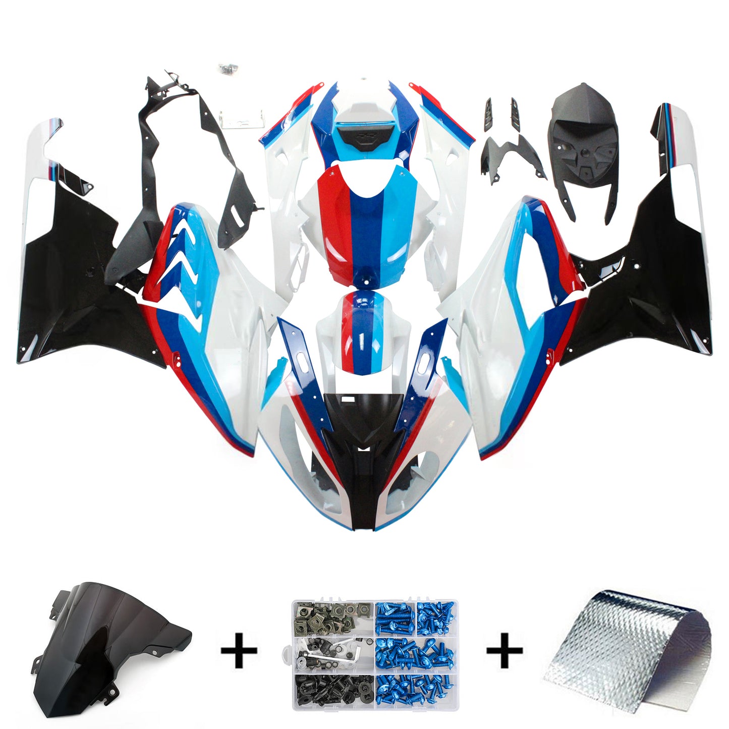 Kit Carena Per BMW S1000RR 2015-2016 Carrozzeria Plastica ABS Generico