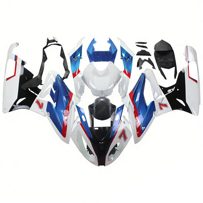 Amotopart 2015-2016 BMW S1000RR Kit multi-bianco e blu carenatura