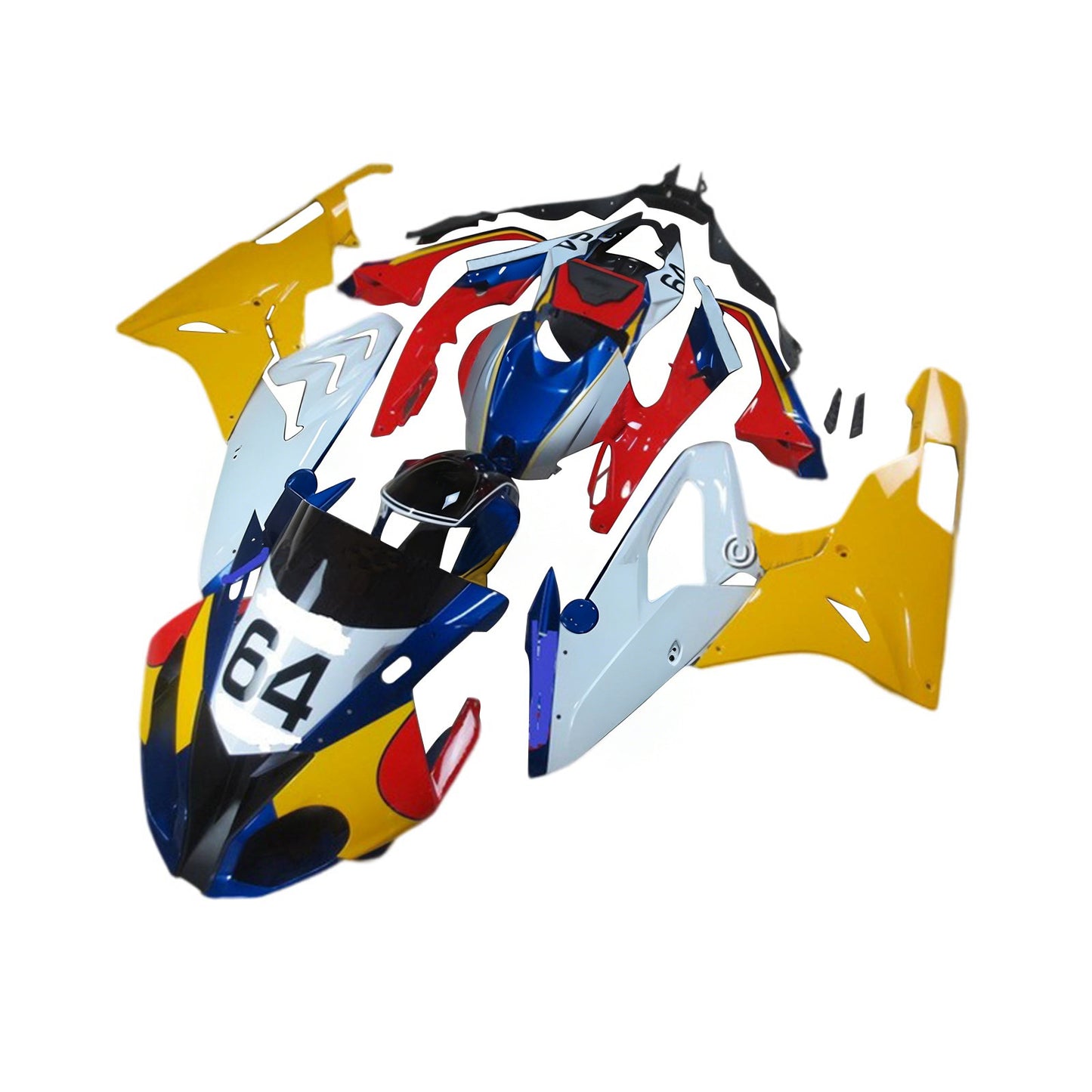 Amotopart BMW S1000RR 2015-2016 Kit Carenatura Carrozzeria Plastica ABS