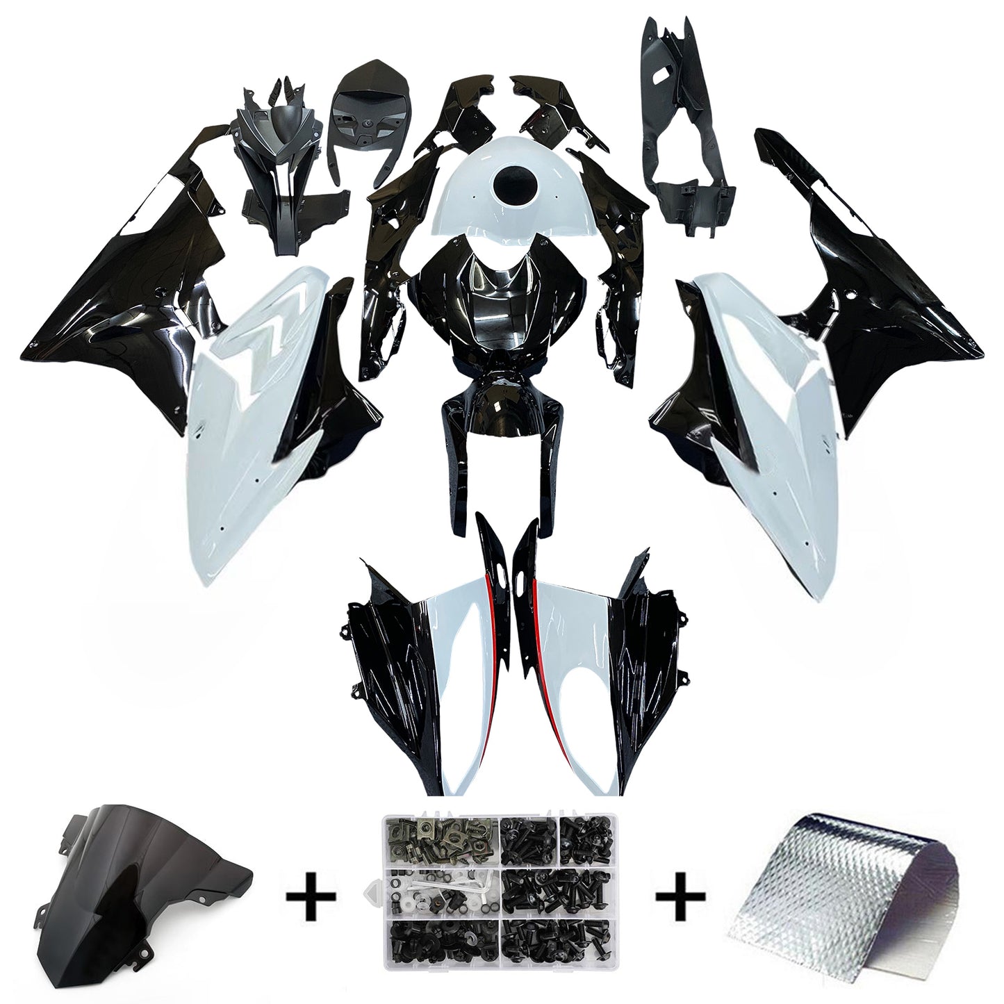 Amotopart BMW S1000RR 2015-2016 Kit Carenatura Carrozzeria Plastica ABS