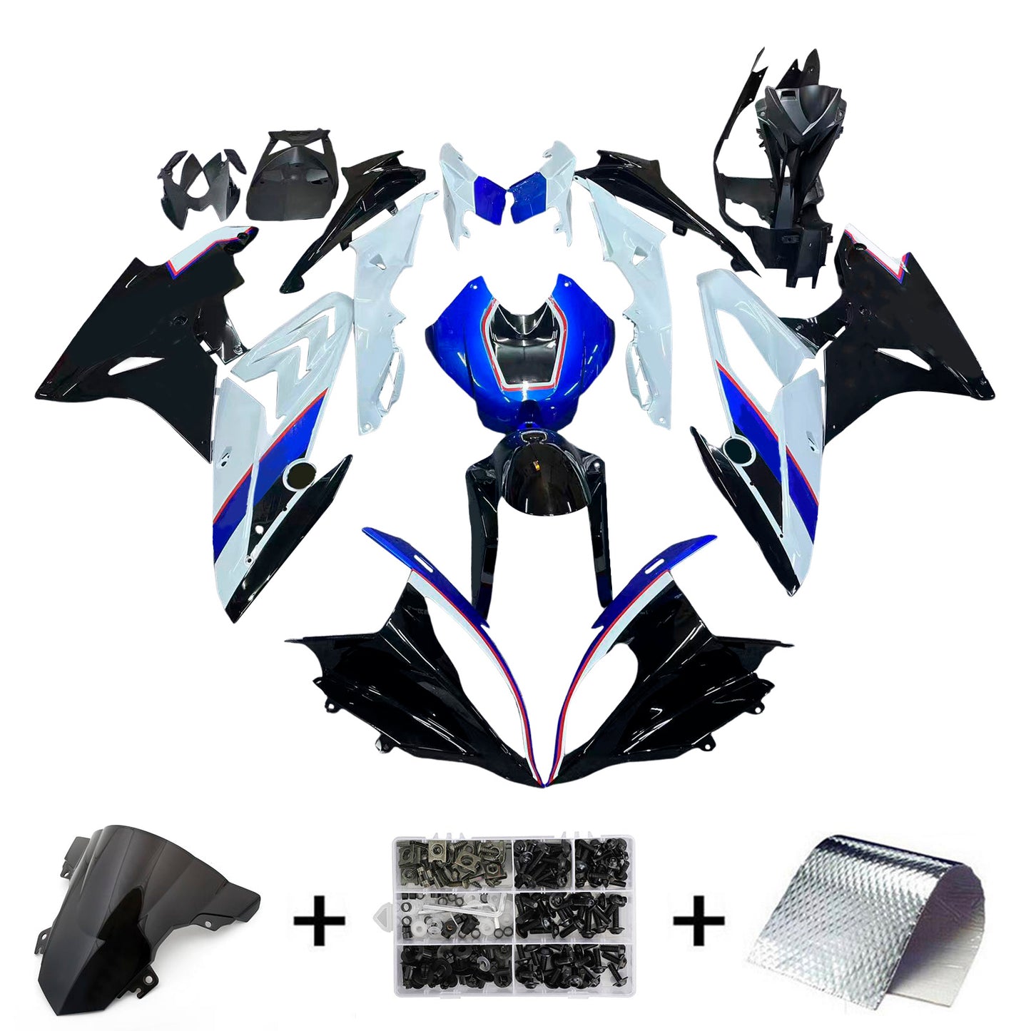 Amotopart BMW S1000RR 2015-2016 Kit Carena Carrozzeria Plastica ABS
