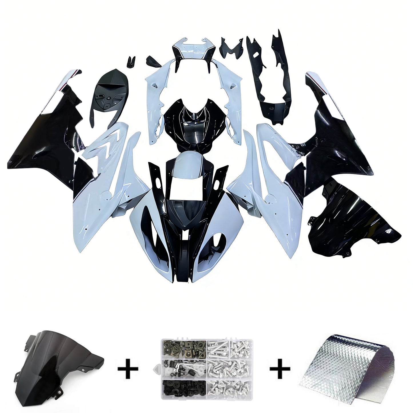 Amotopart BMW S1000RR 2015-2016 Kit Carenatura Carrozzeria Plastica ABS