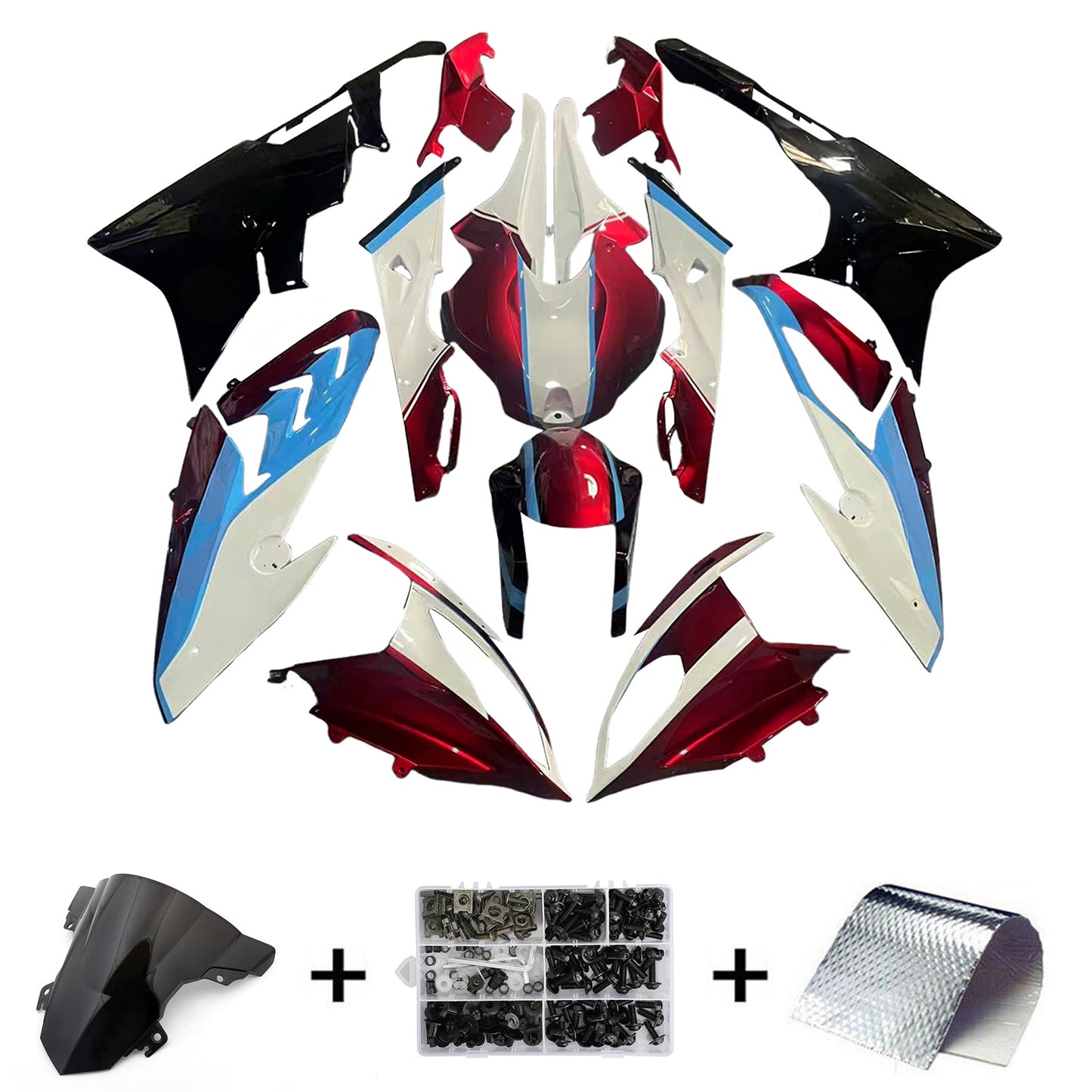 Amotopart BMW S1000RR 2015-2016 Kit Carenatura Carrozzeria Plastica ABS