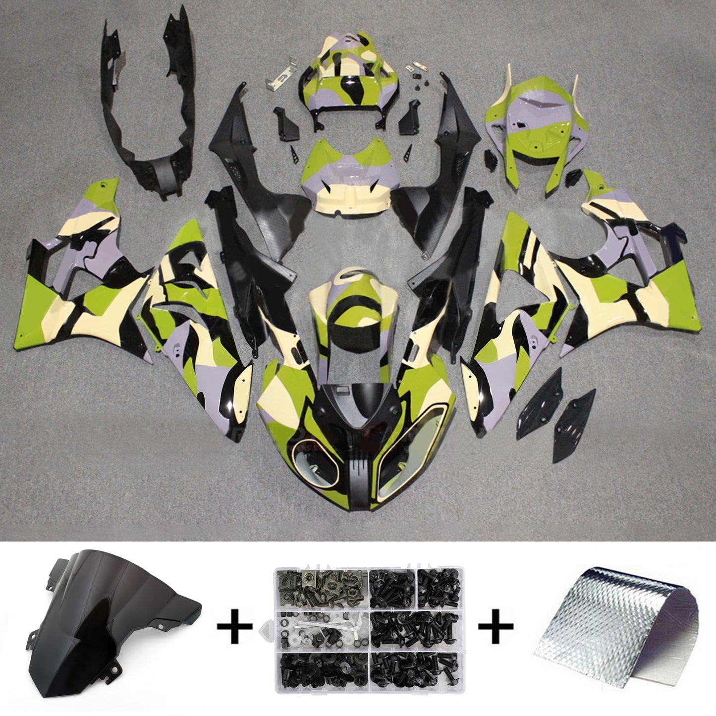 Kit carenatura iniezione BMW S1000RR 2015-2016 Carrozzeria plastica ABS