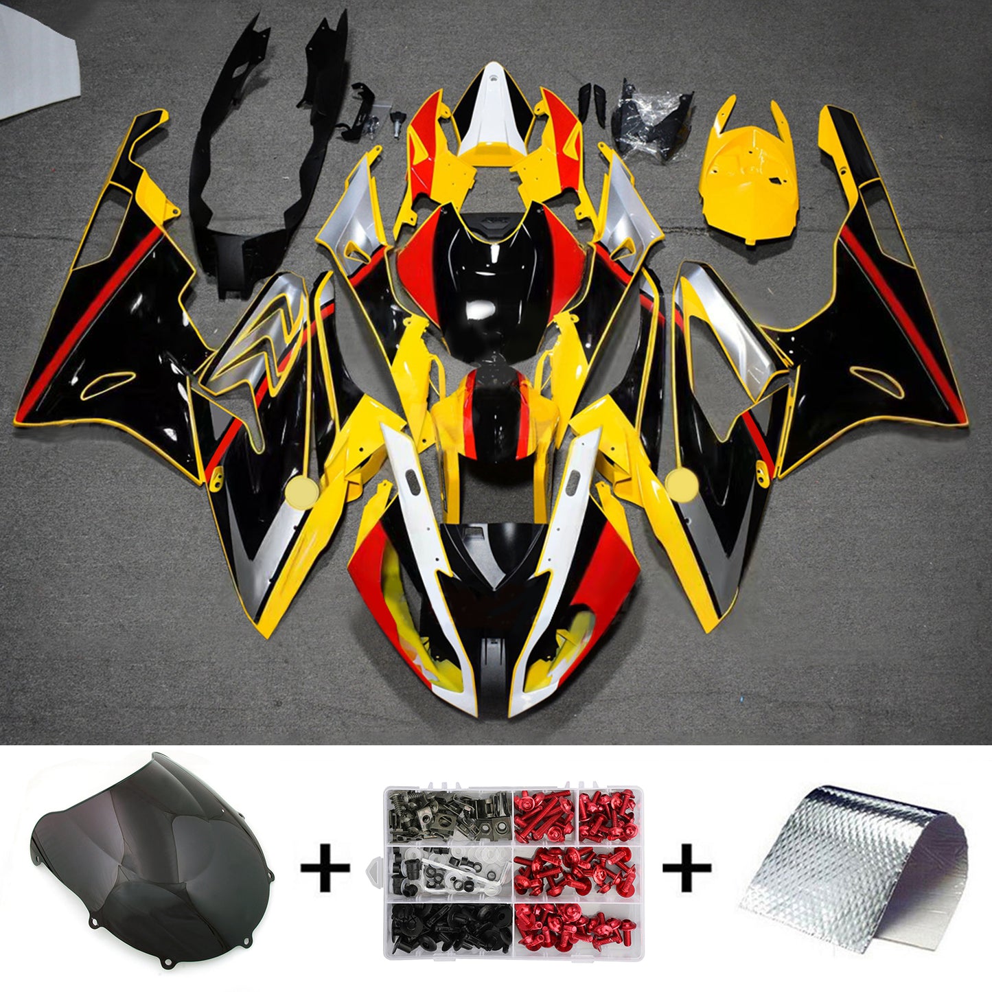 Kit carenatura iniezione BMW S1000RR 2015-2016 Carrozzeria plastica ABS