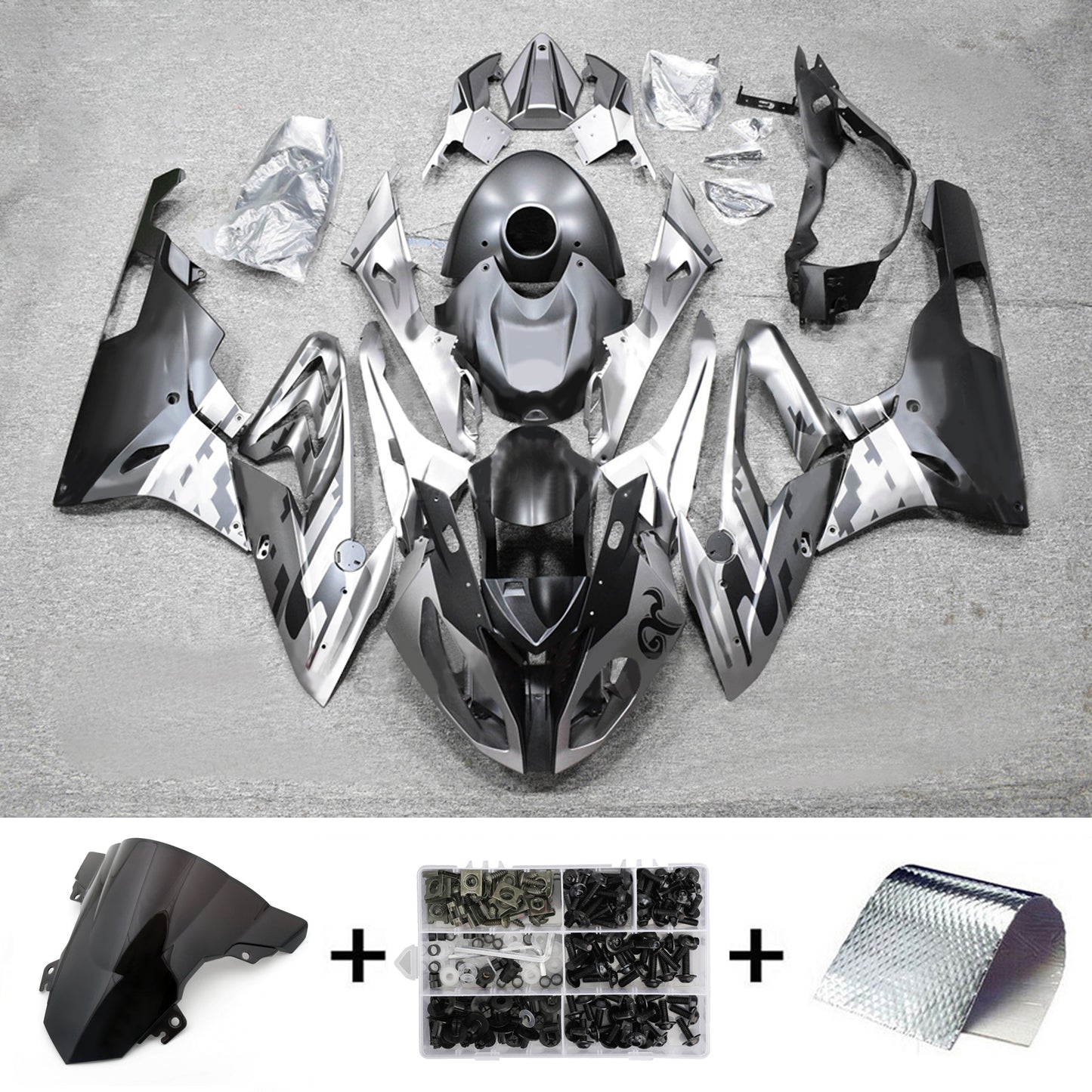 Kit carenatura iniezione BMW S1000RR 2015-2016 Carrozzeria plastica ABS