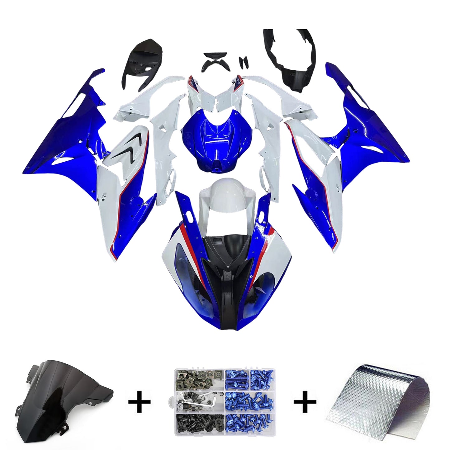 Amotopart BMW S1000RR 2017-2018 Kit Carenatura Carrozzeria Plastica ABS