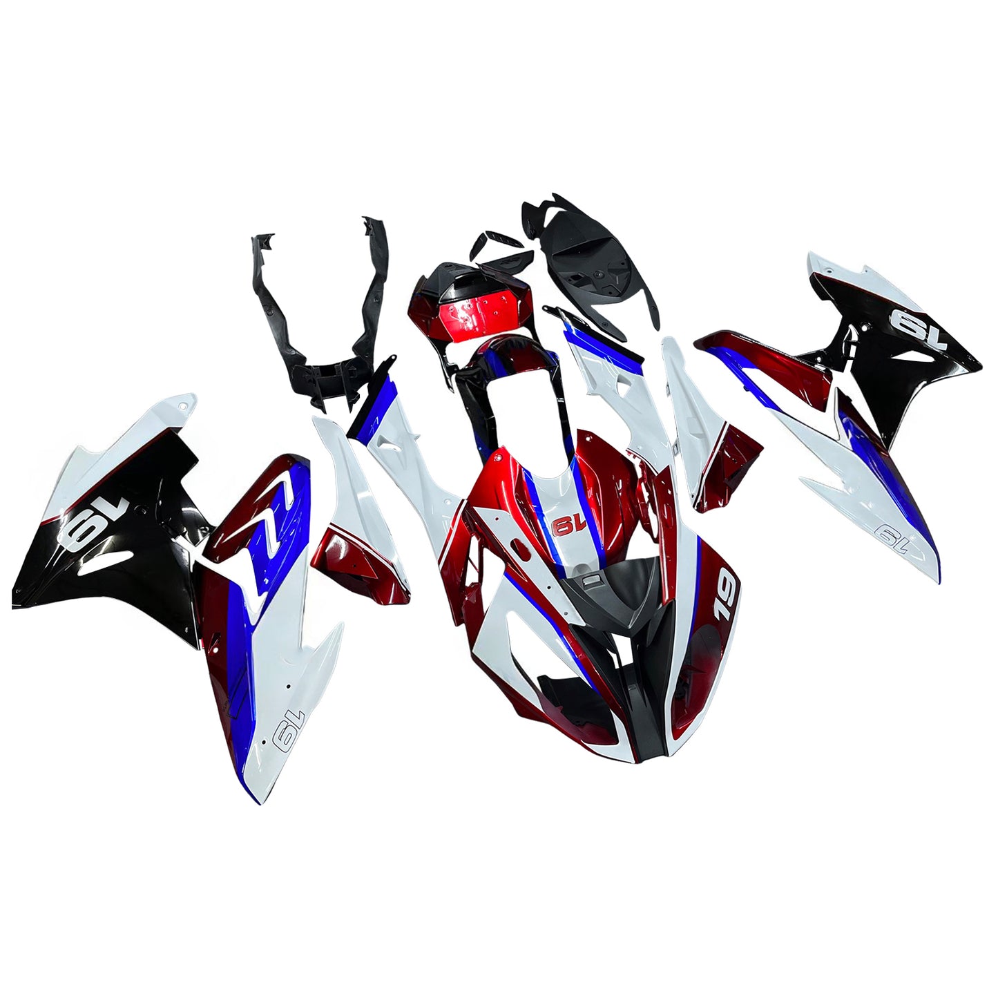 Amotopart BMW S1000RR 2017-2018 Kit Carenatura Carrozzeria Plastica ABS