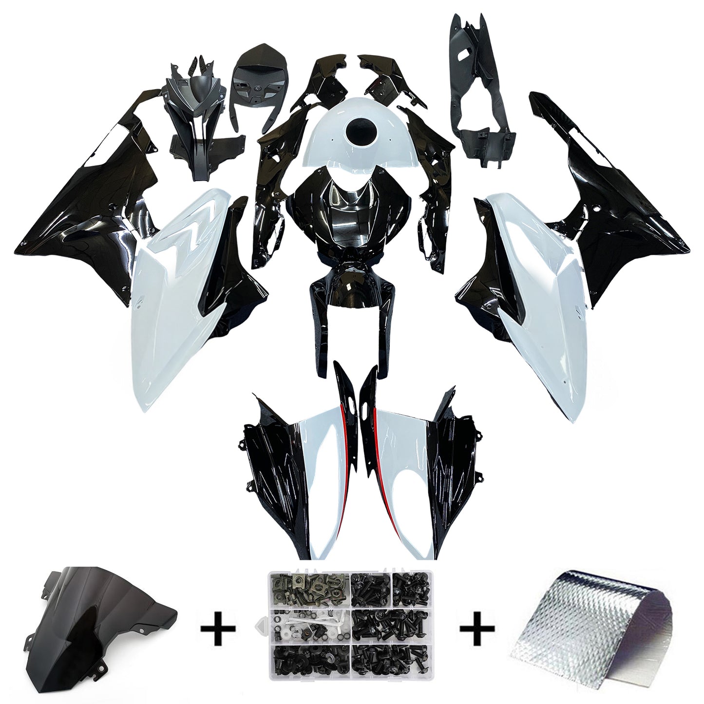 Amotopart BMW S1000RR 2017-2018 Kit Carenatura Carrozzeria Plastica ABS