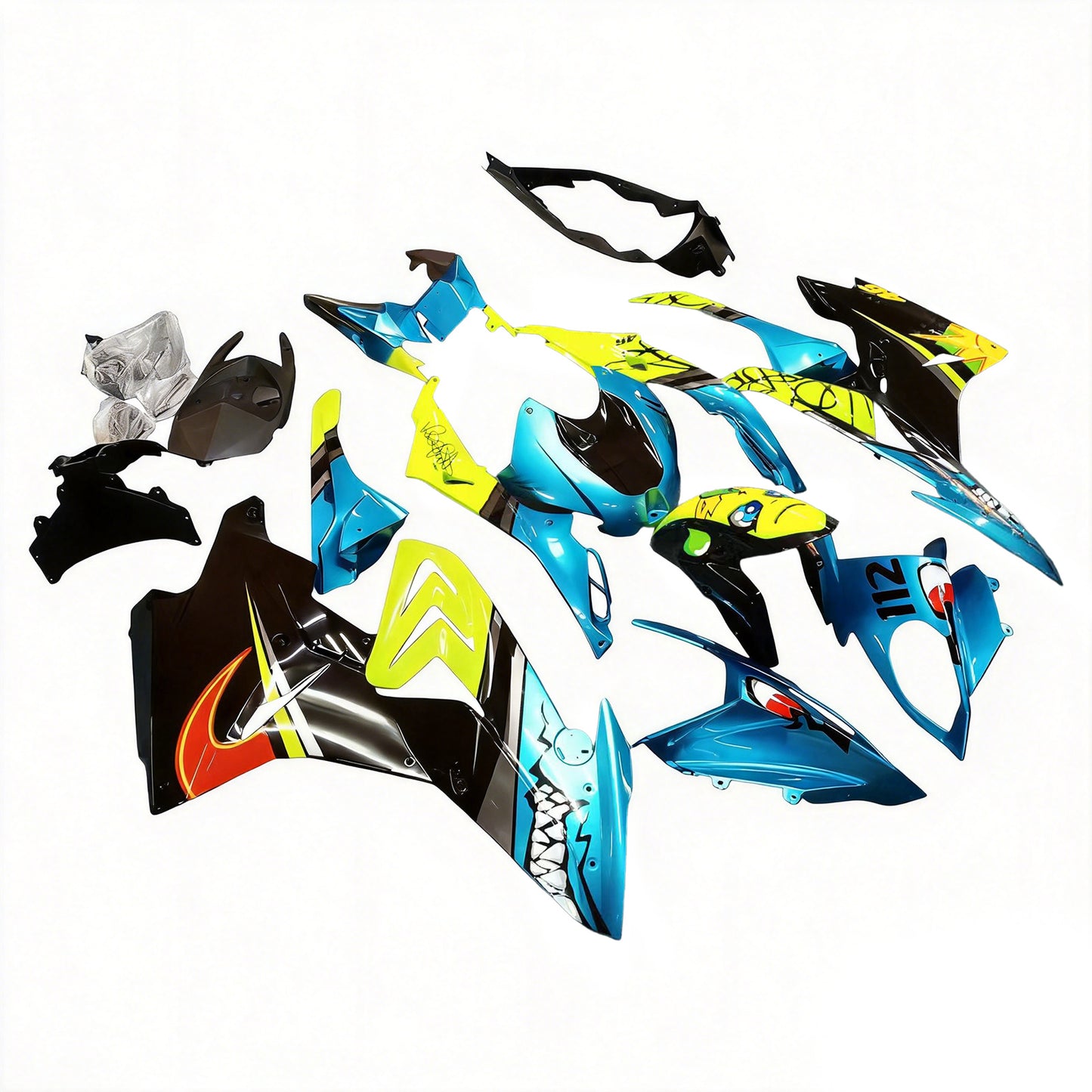 Amotopart BMW S1000RR 2017-2018 Kit Carenatura Carrozzeria Plastica ABS