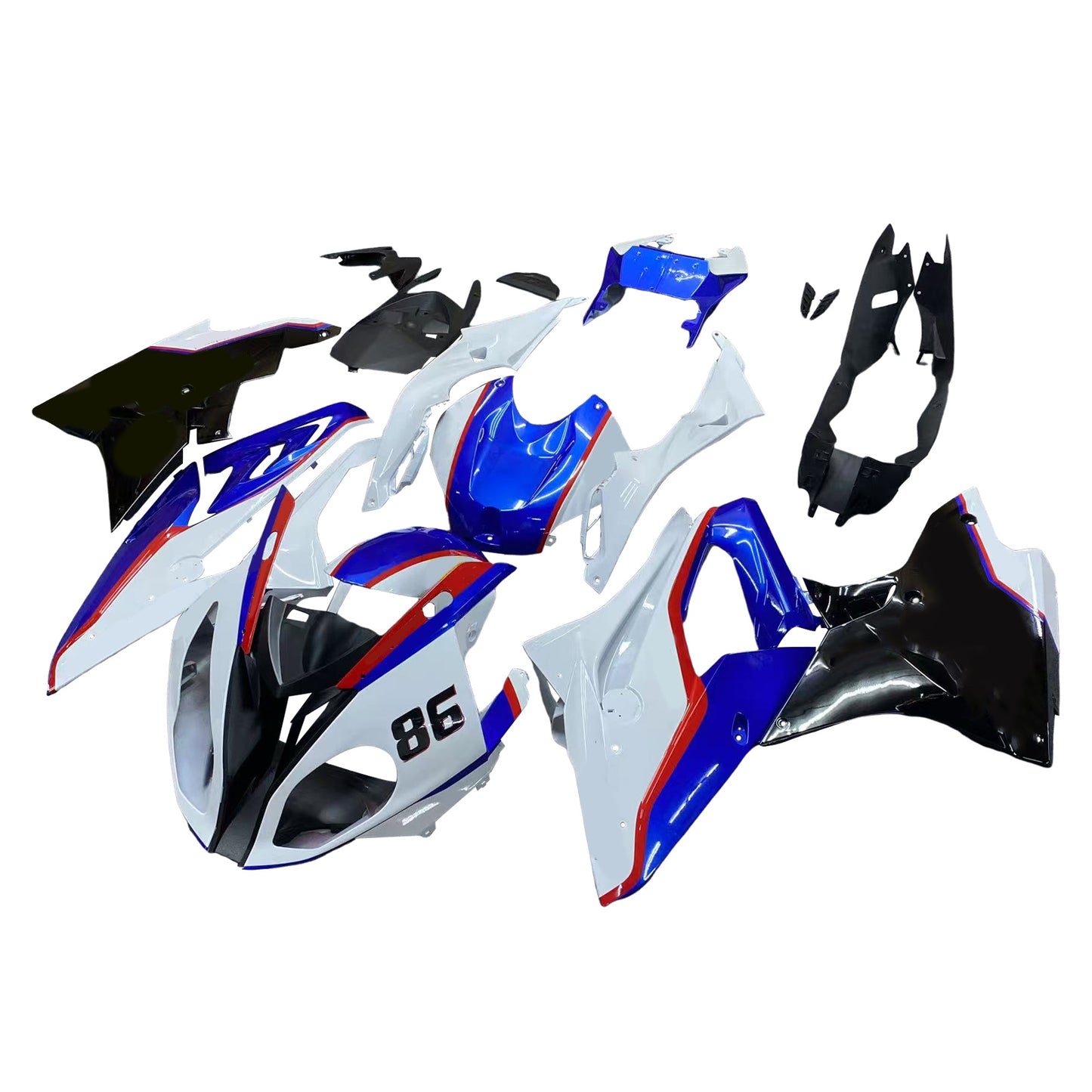 Amotopart BMW S1000RR 2017-2018 Kit Carenatura Carrozzeria Plastica ABS