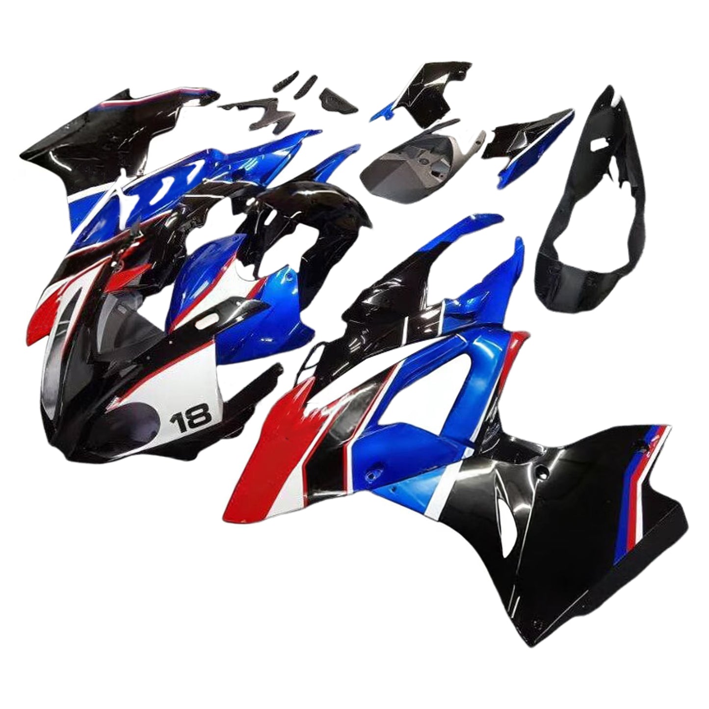 Amotopart BMW S1000RR 2017-2018 Kit Carenatura Carrozzeria Plastica ABS