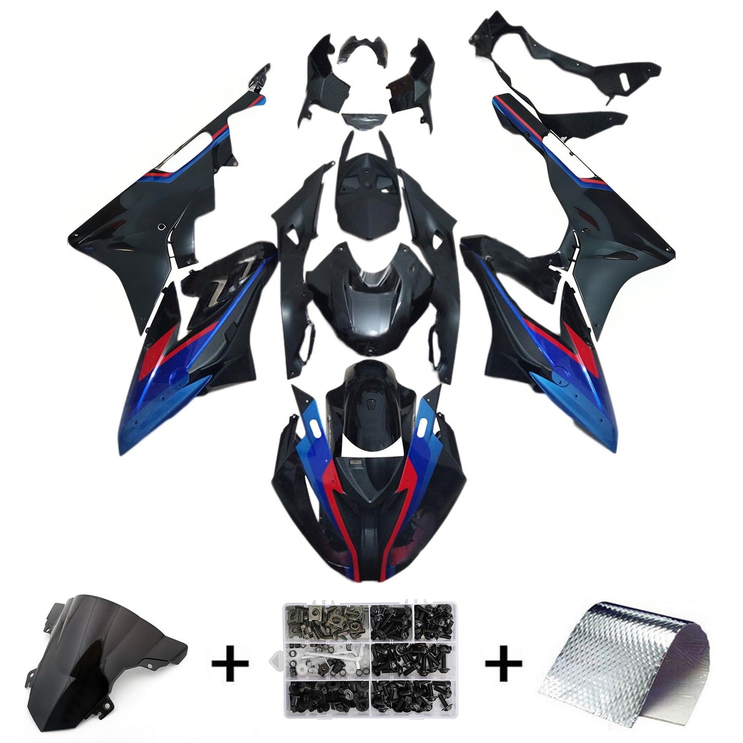 Amotopart BMW S1000RR 2017-2018 Kit Carenatura Carrozzeria Plastica ABS