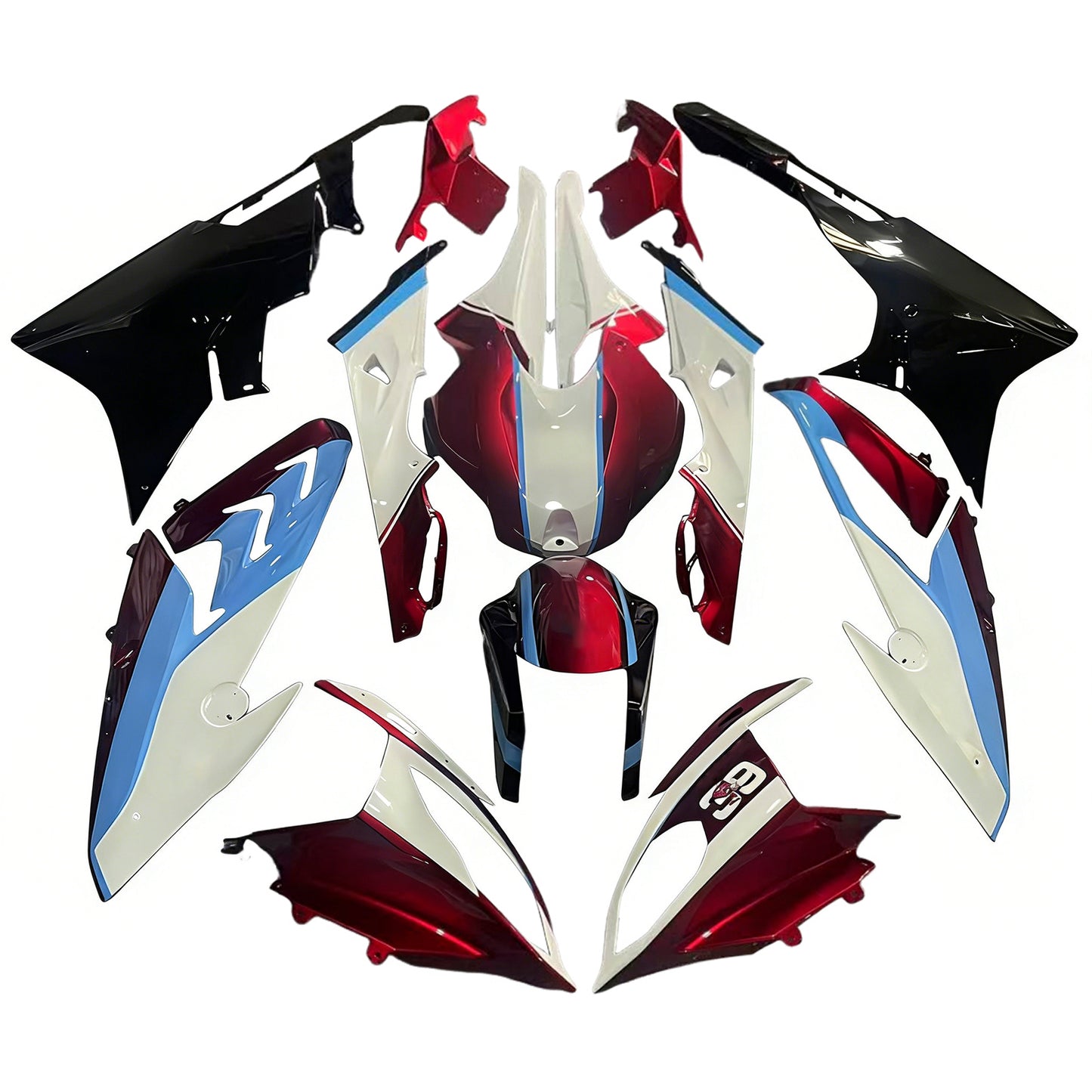 Amotopart BMW S1000RR 2017-2018 Kit Carenatura Carrozzeria Plastica ABS