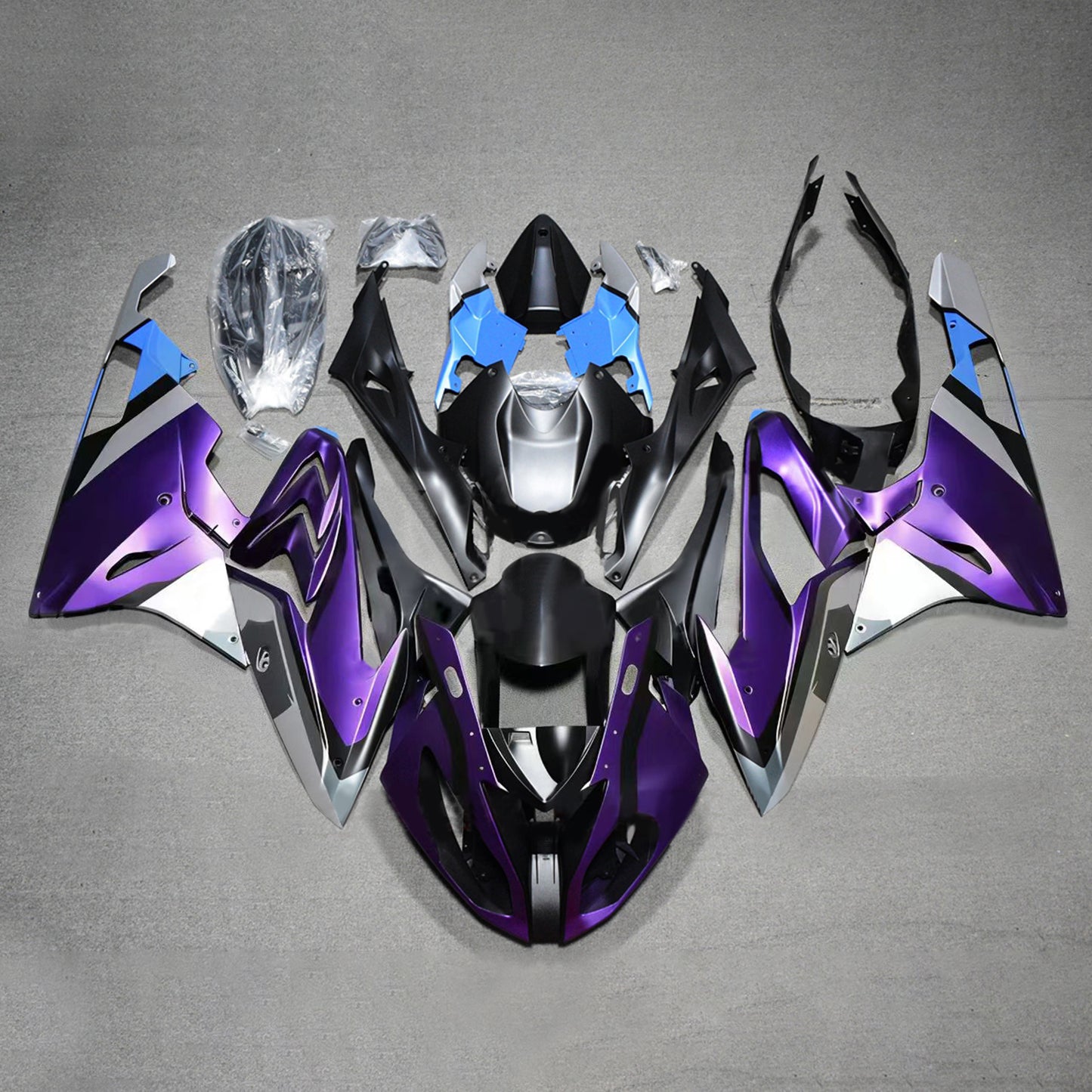Kit carenatura iniezione BMW S1000RR 2017-2018 Carrozzeria plastica ABS
