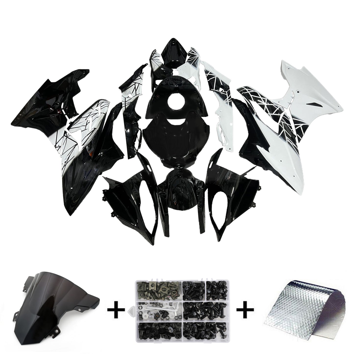 Kit carenatura iniezione BMW S1000RR 2017-2018 Carrozzeria plastica ABS