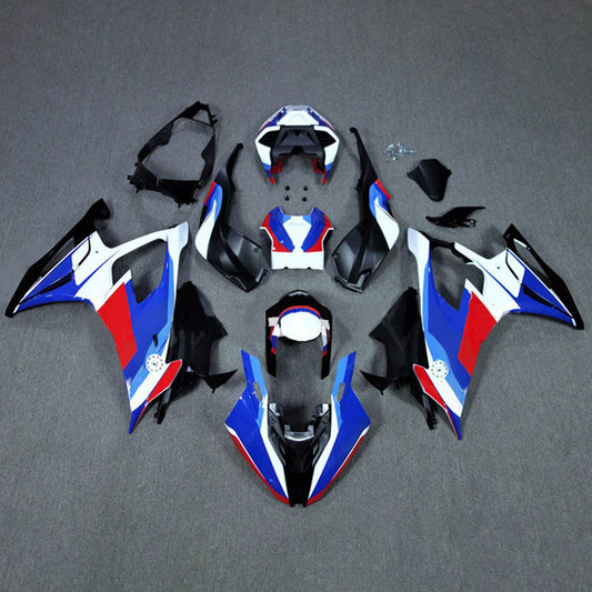 Amotopart 2019-2022 BMW S1000RR/M1000RR Kit di trigger blu bianco da corsa